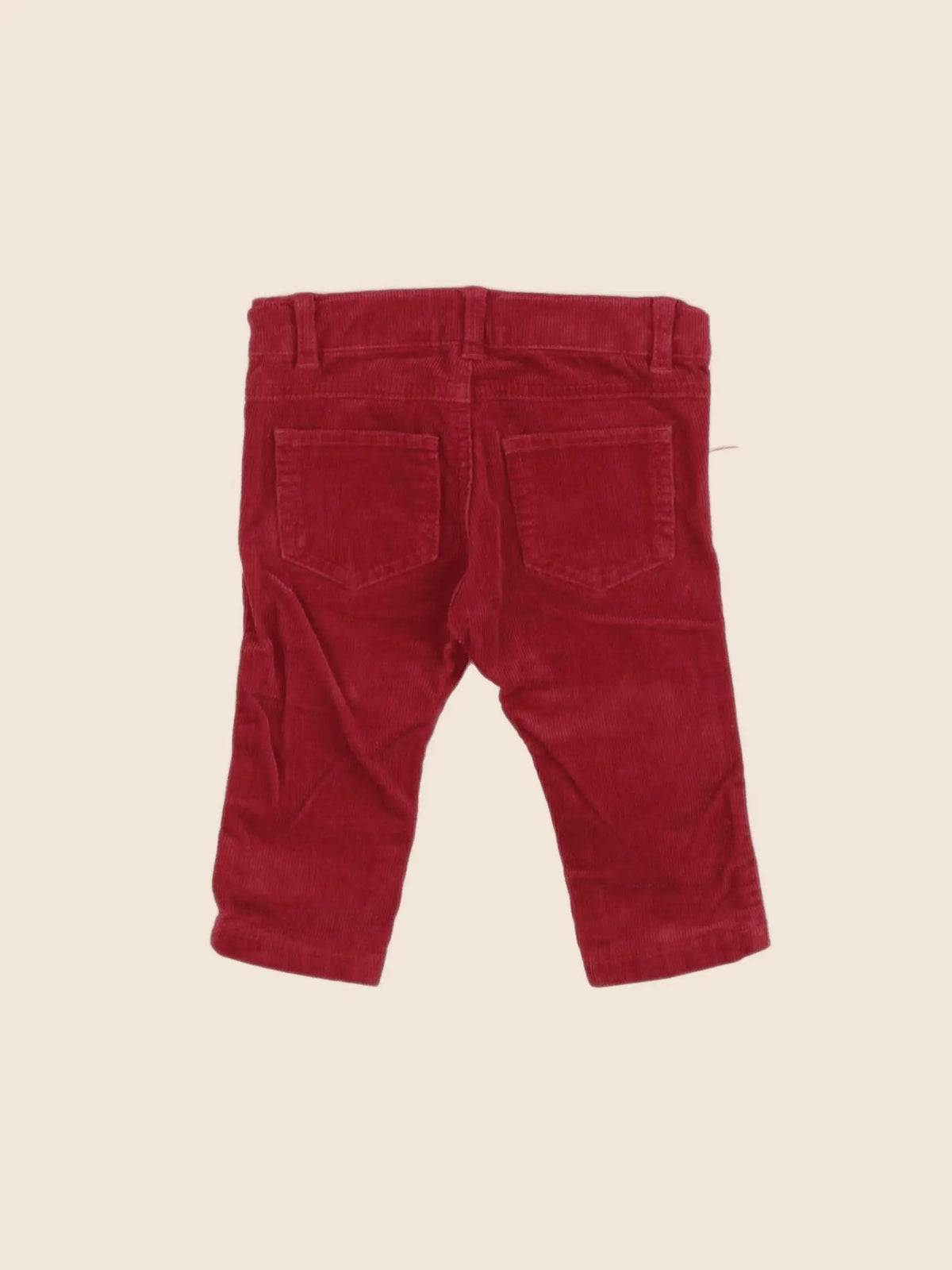 Boutchou - pantalon rouge - 6 mois