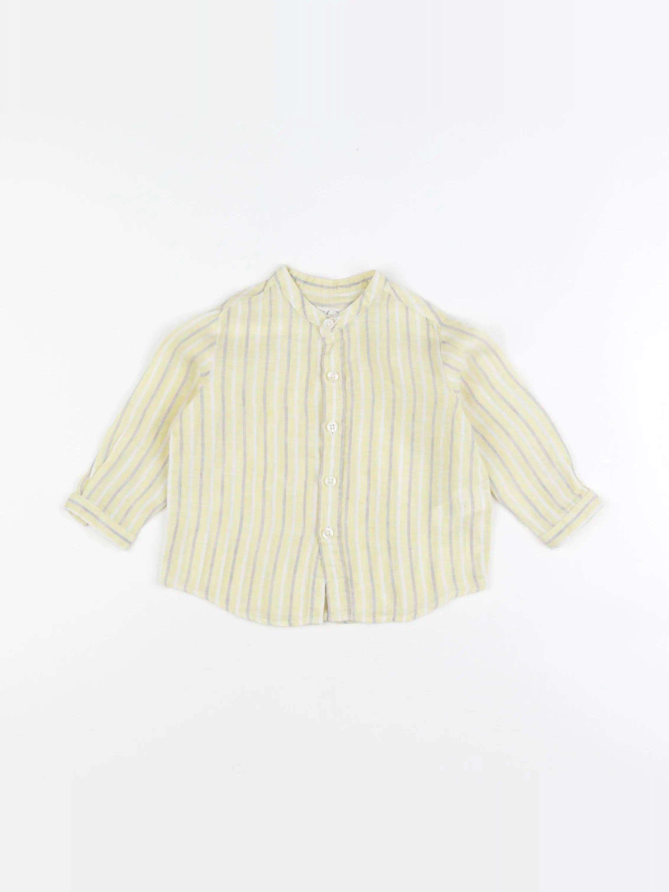 Gocco - chemise jaune - 6/9 mois