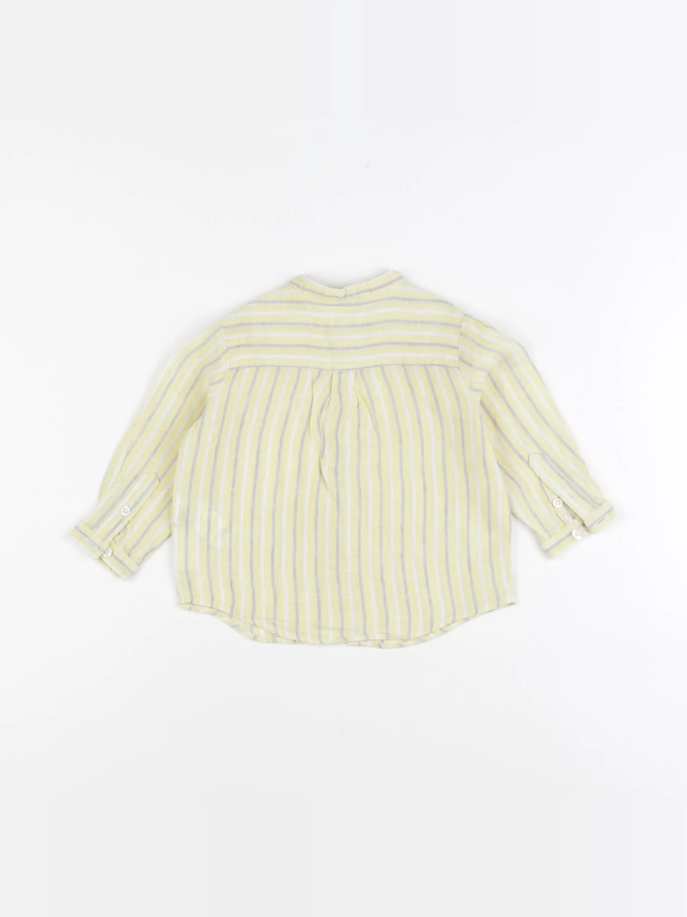Gocco - chemise jaune - 6/9 mois