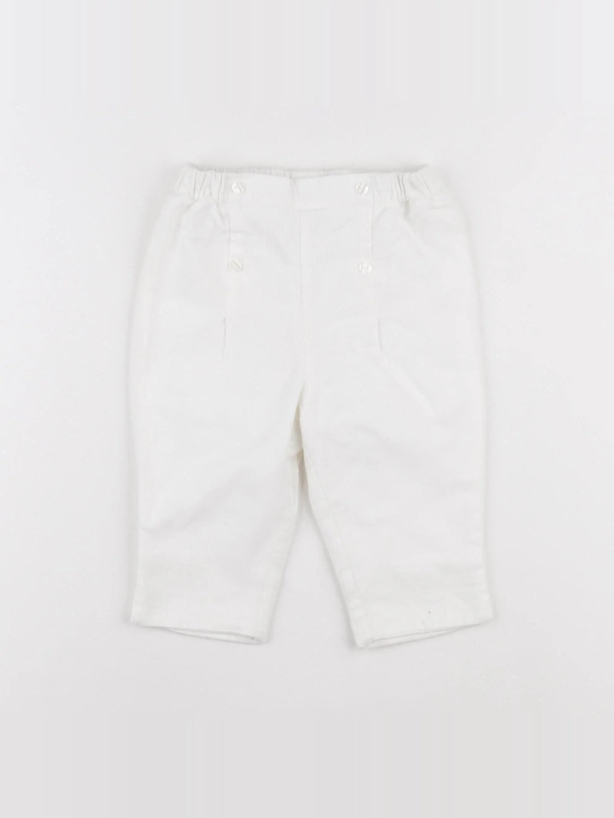 Cyrillus - pantalon blanc - 12 mois