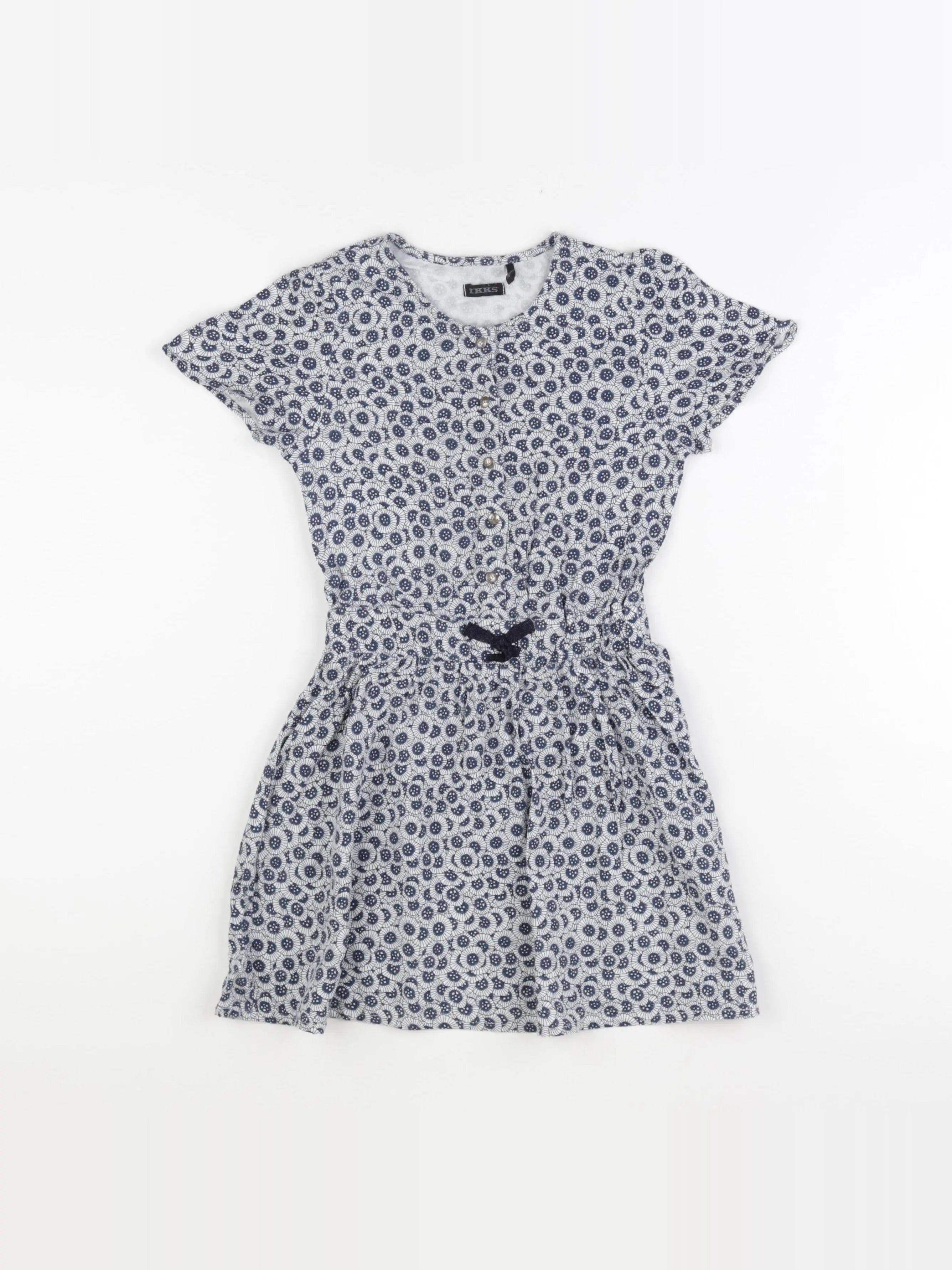 IKKS - robe bleu - 6 ans