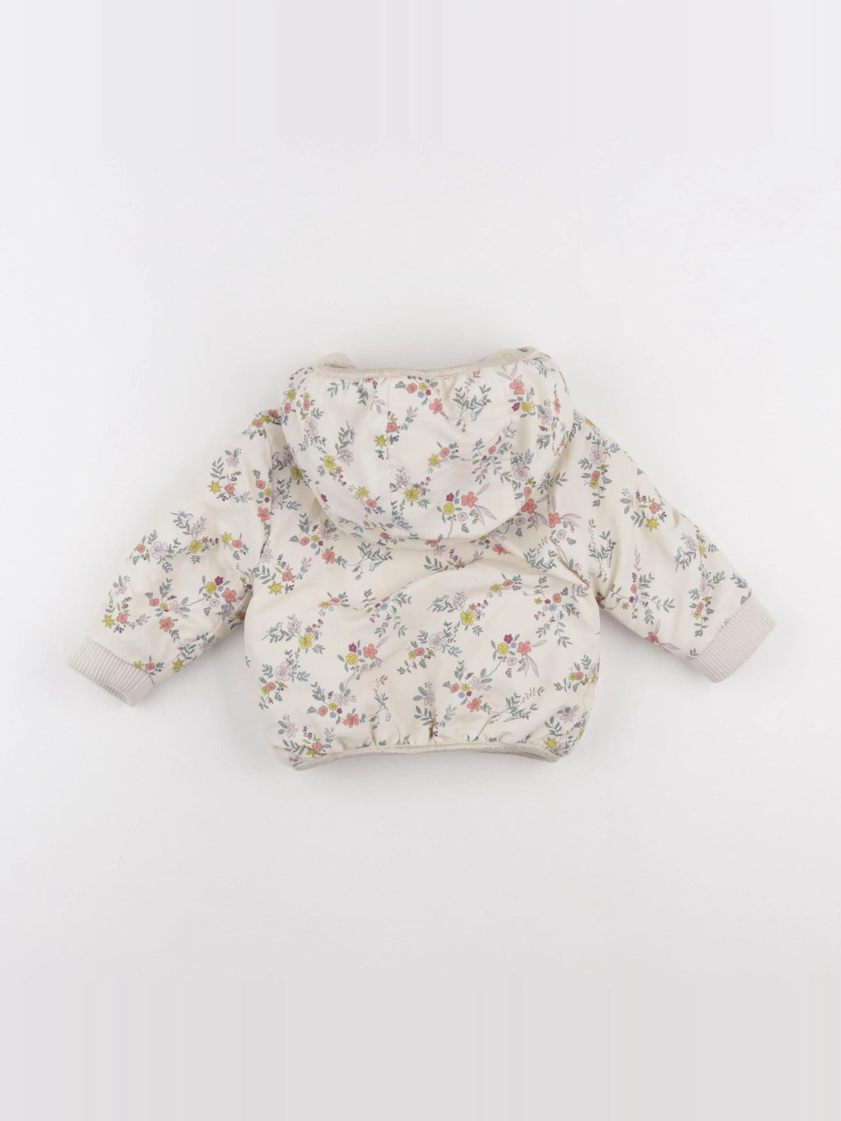 Tape à l'oeil - doudoune réversible beige - 12 mois