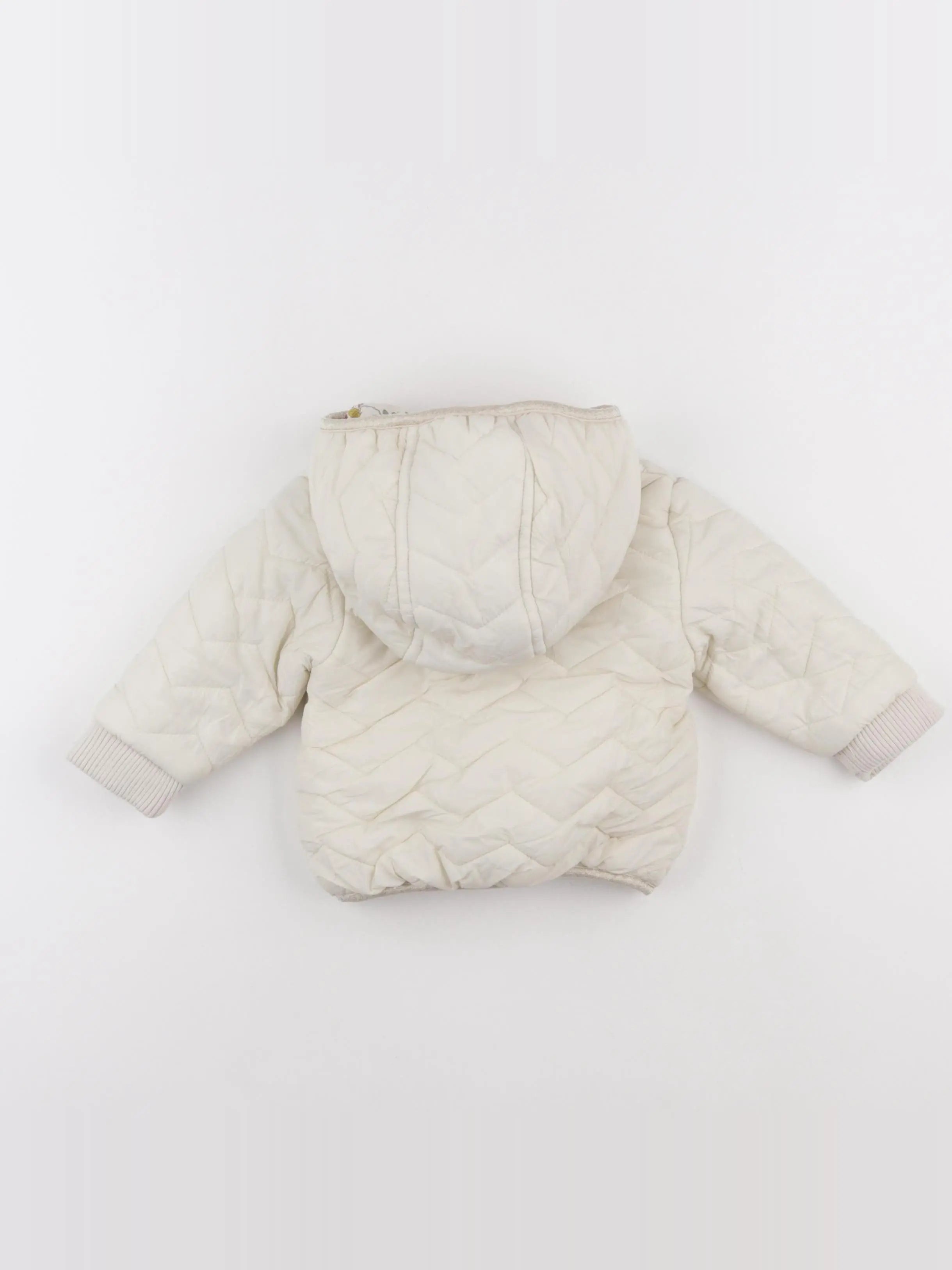 Tape à l'oeil - doudoune réversible beige - 12 mois