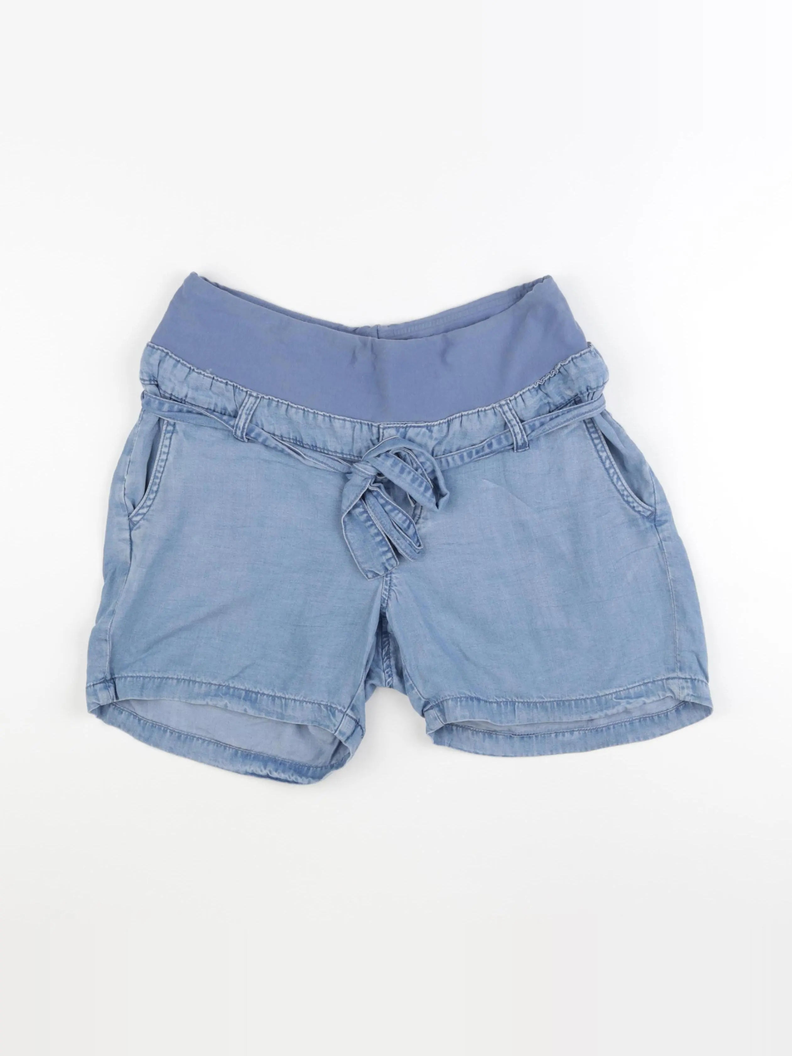 H&M - short grossesse bleu - 36