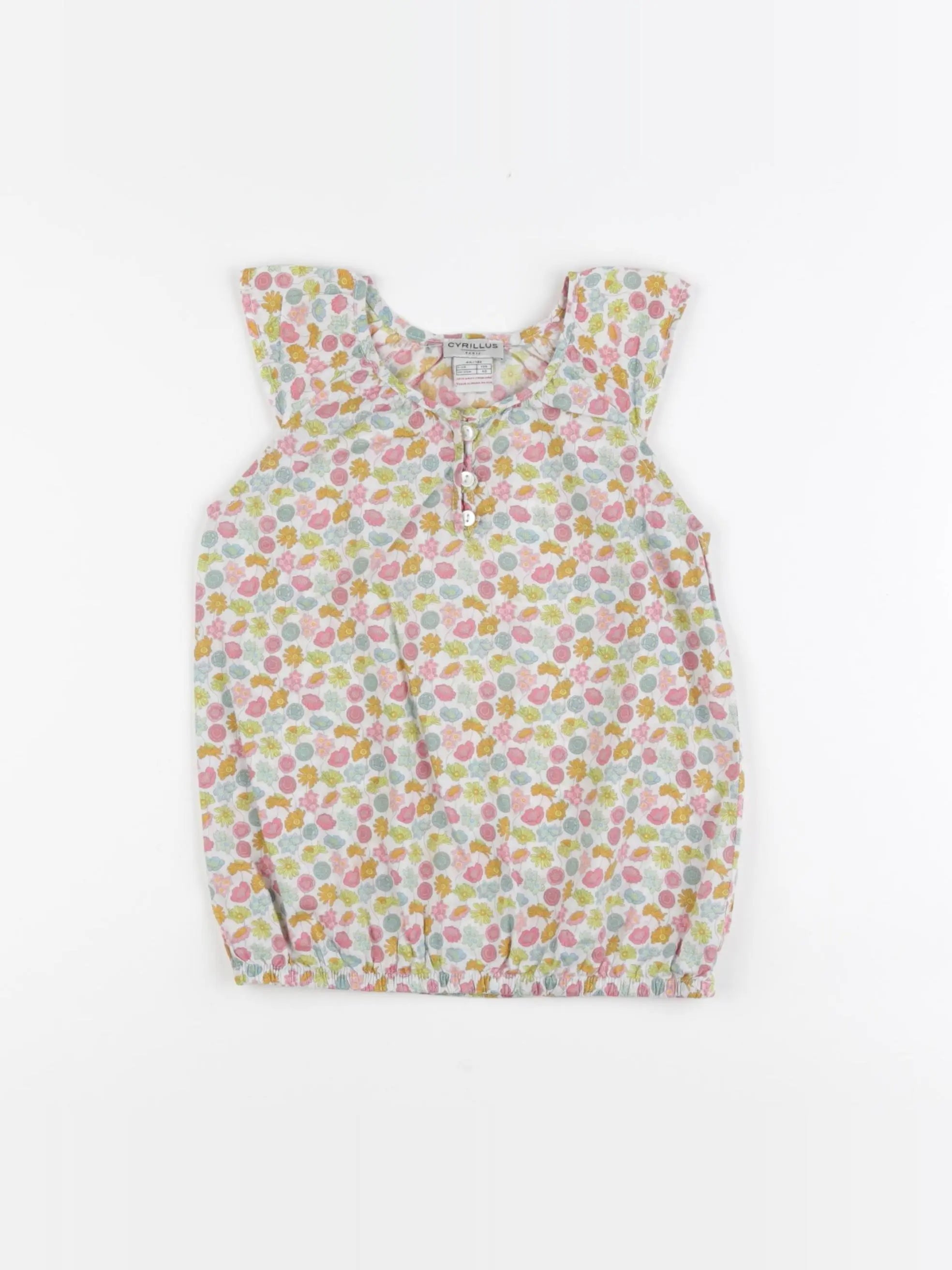 Cyrillus - blouse multicolore - 4 ans