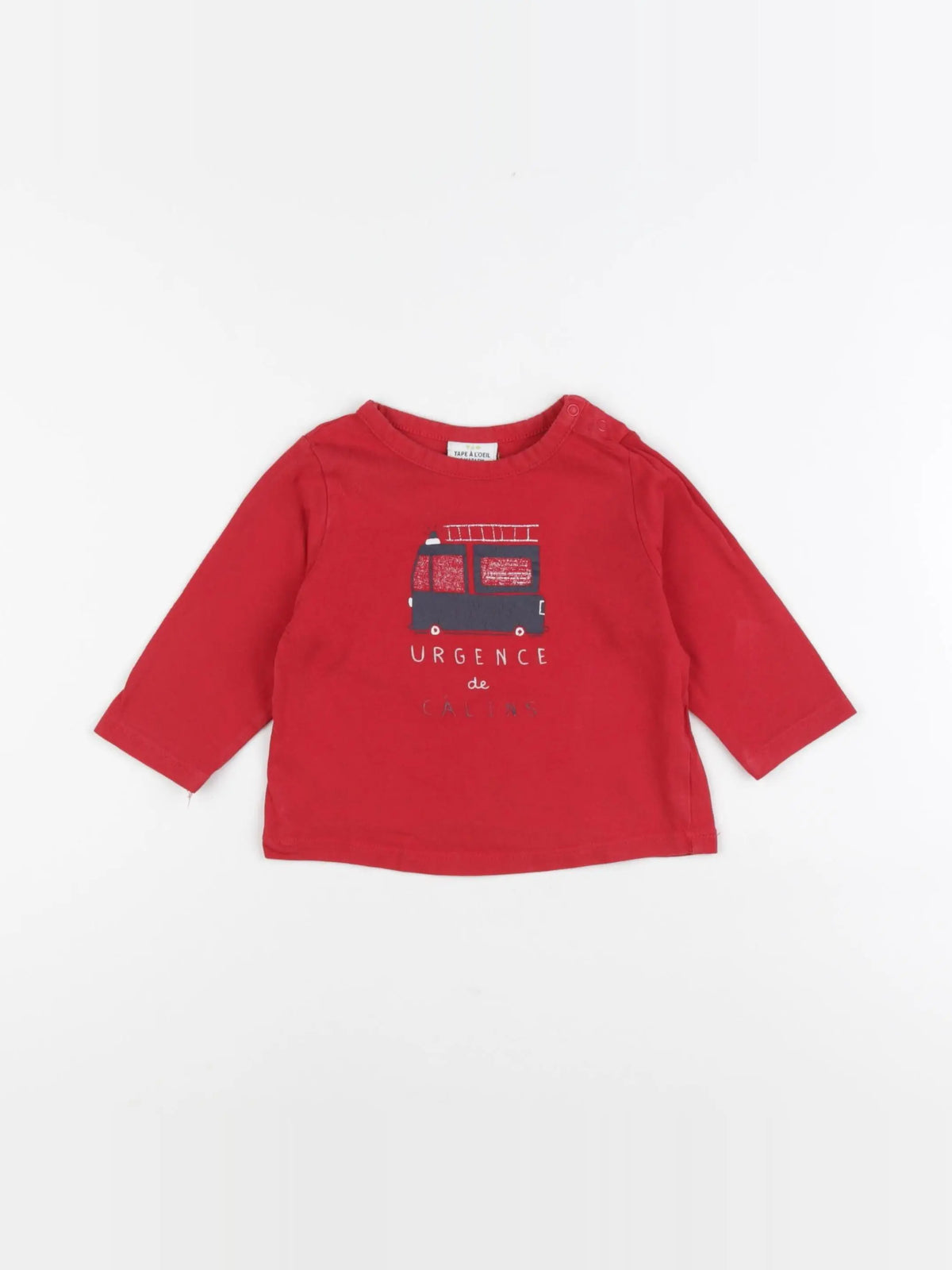 Tape à l'oeil - tee-shirt rouge - 9 mois