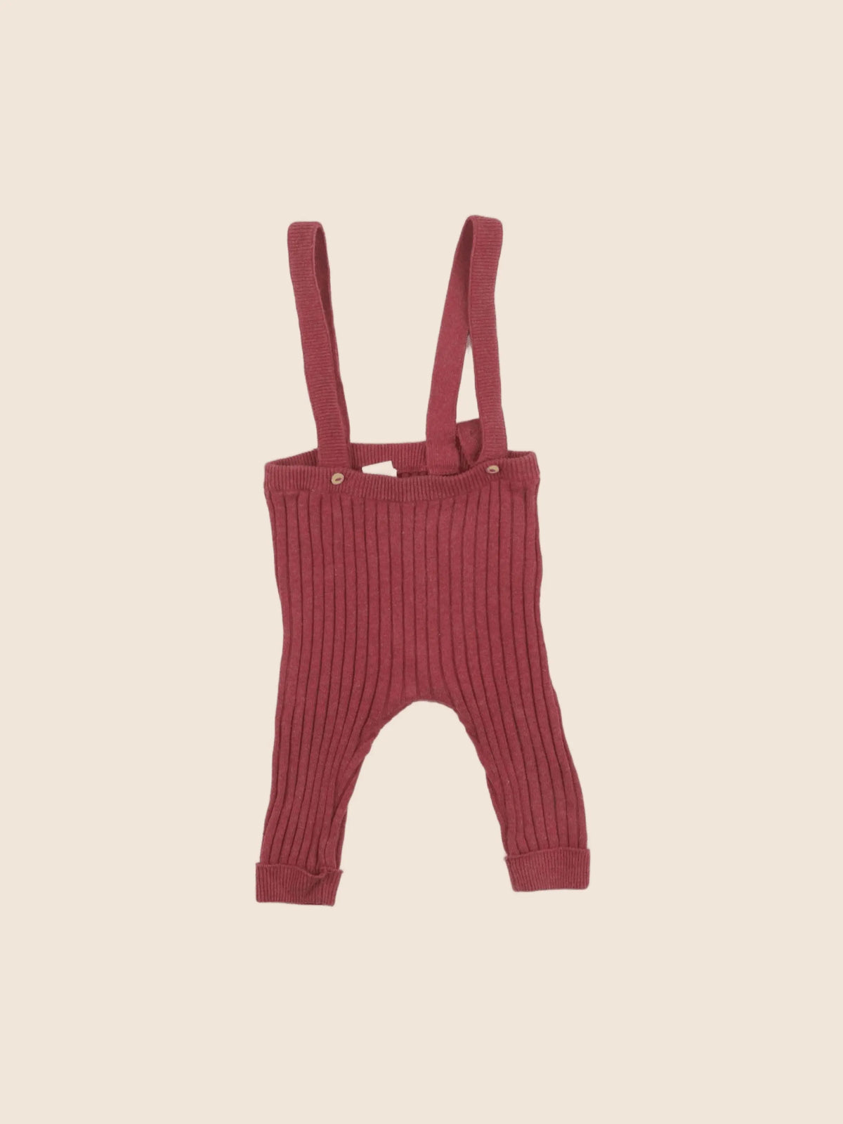 H&M - legging rouge - 3/6 mois