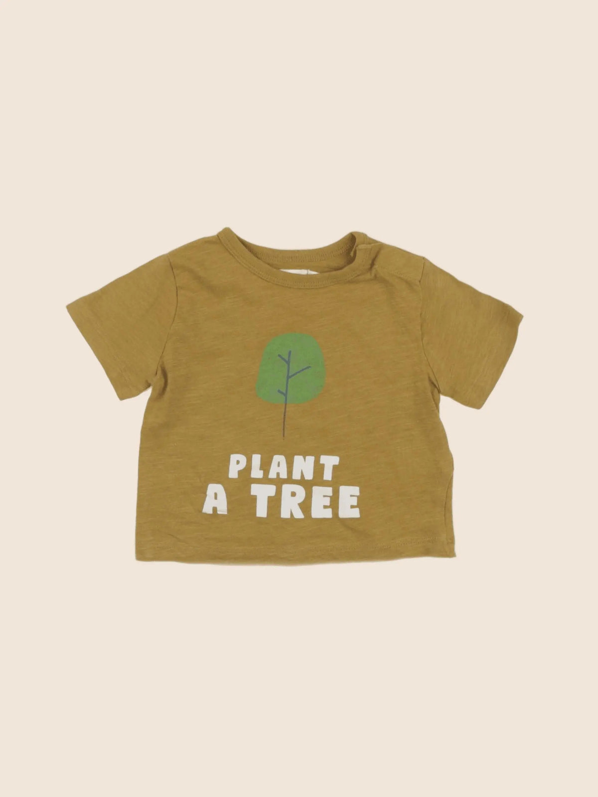 Boutchou - tee-shirt jaune, vert - 6 mois