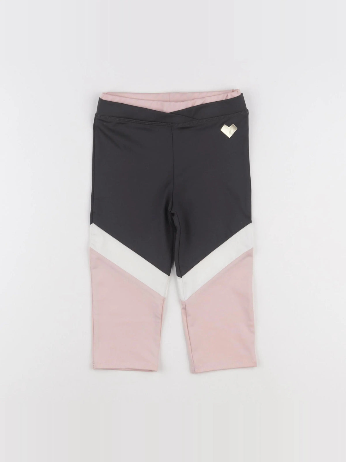 Vertbaudet - legging court rose - 6 ans