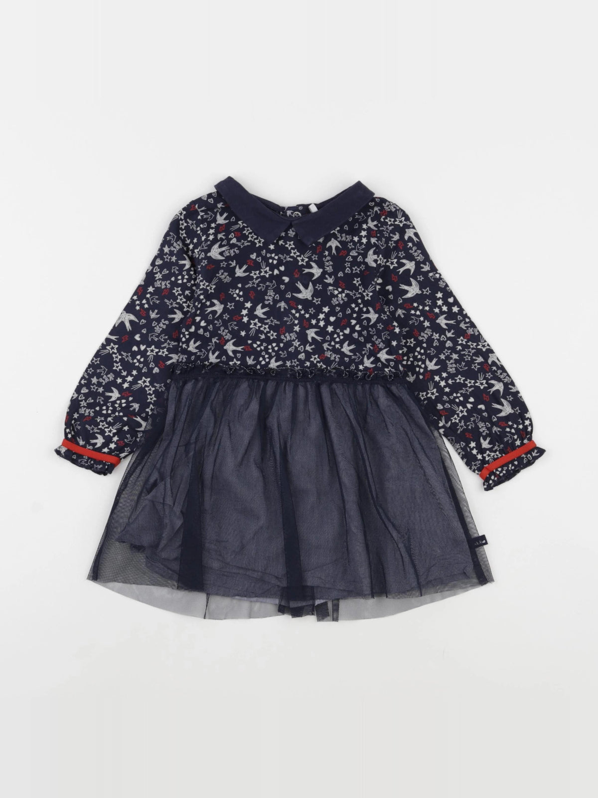 IKKS - robe bleu - 18 mois