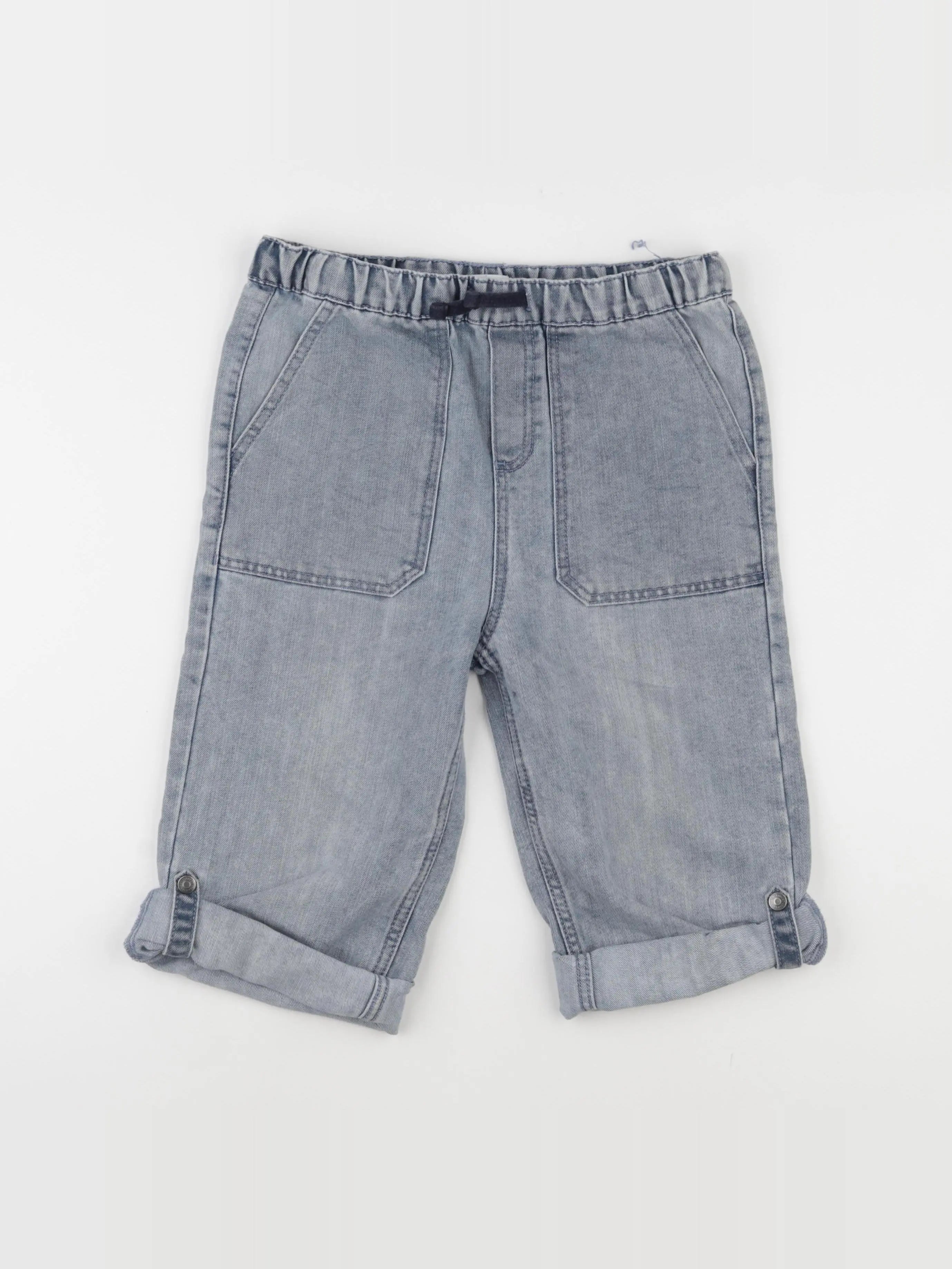 Vertbaudet - pantacourt bleu - 12 ans