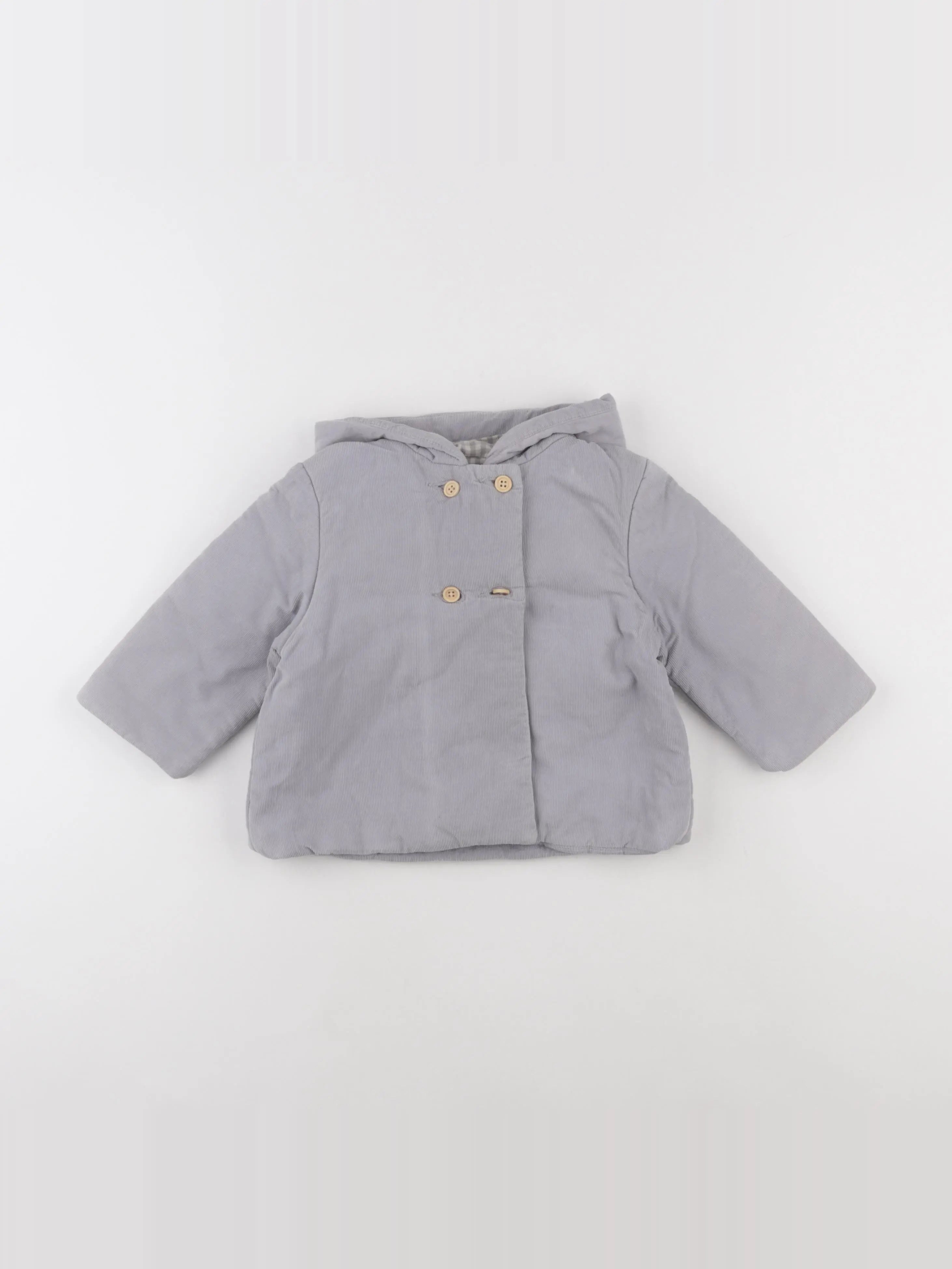 Cyrillus - manteau gris - 12 mois