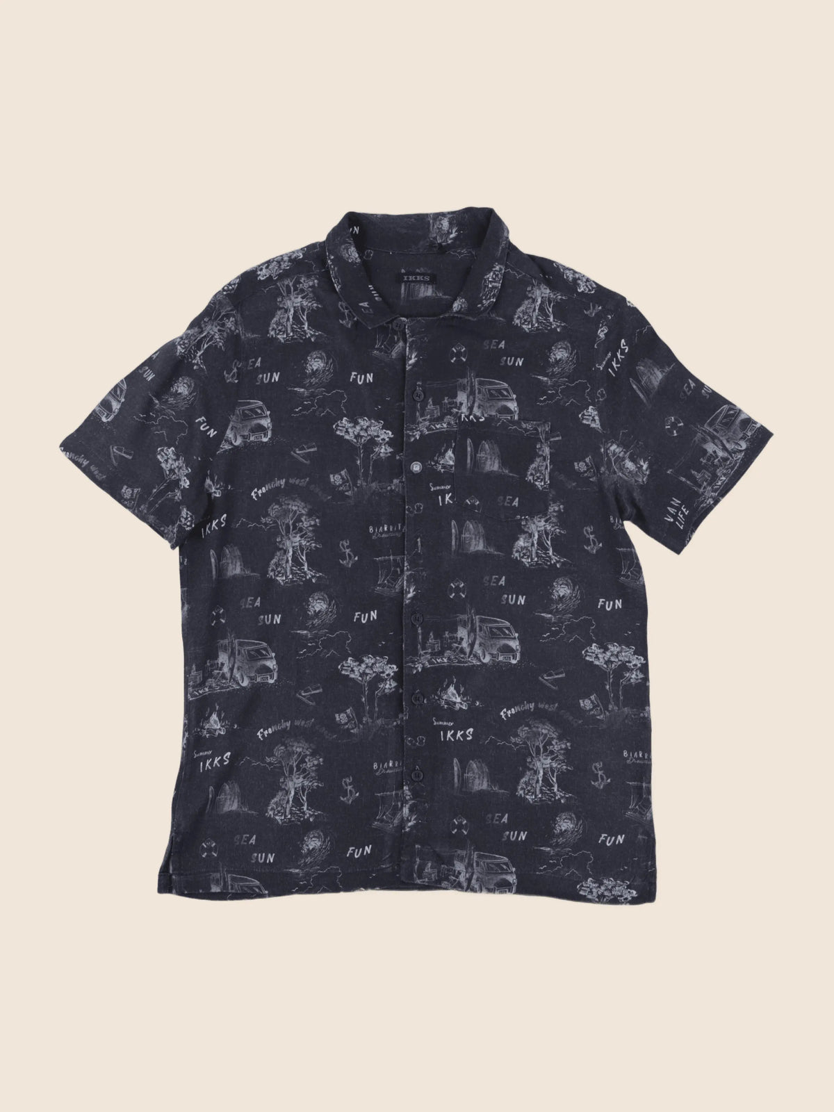 IKKS - chemise gris - 10 ans