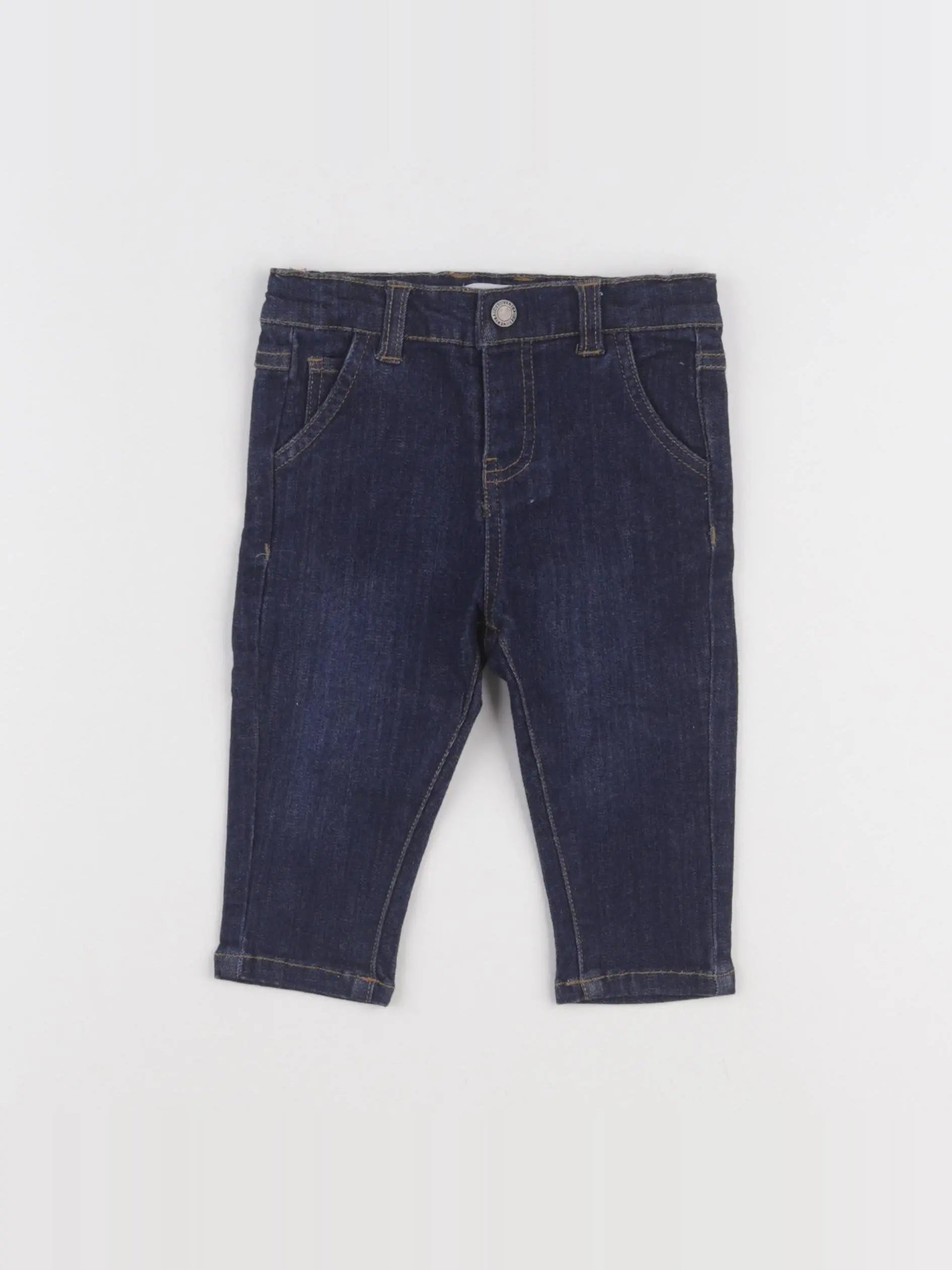 Vertbaudet - jean bleu - 9 mois