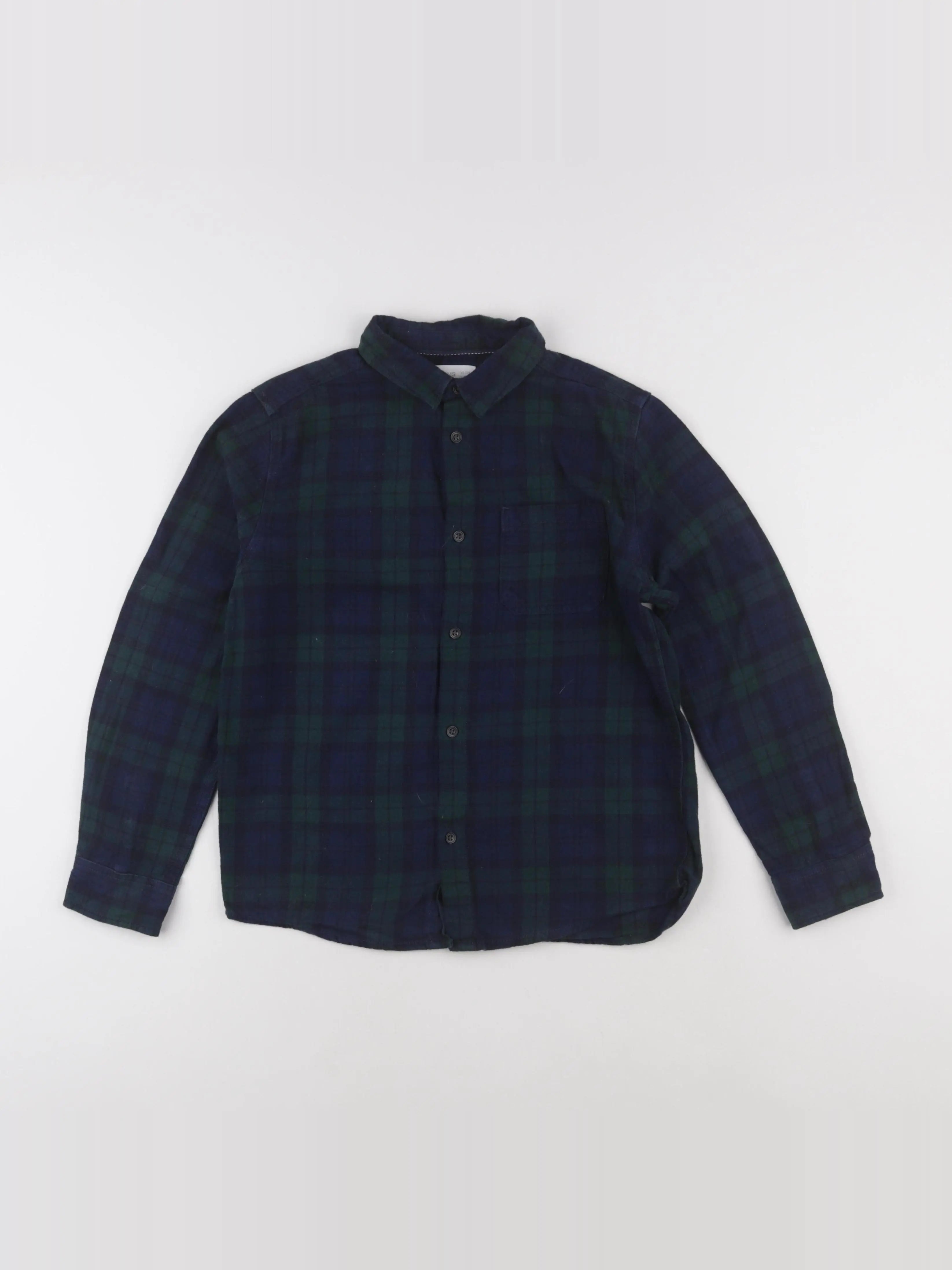 Mango - chemise bleu, vert - 10 ans