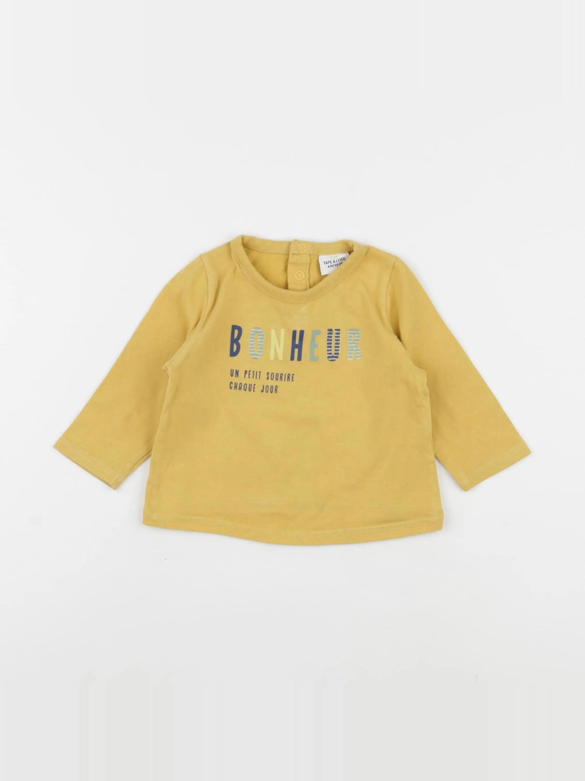 Tape à l'oeil - tee-shirt jaune - 6 mois