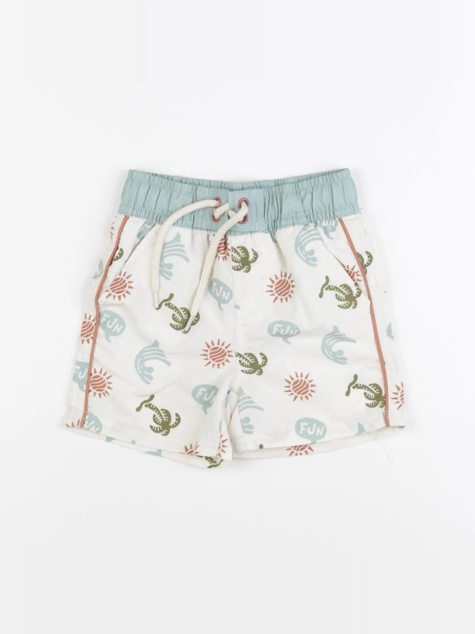 Vertbaudet - maillot de bain beige - 2 ans