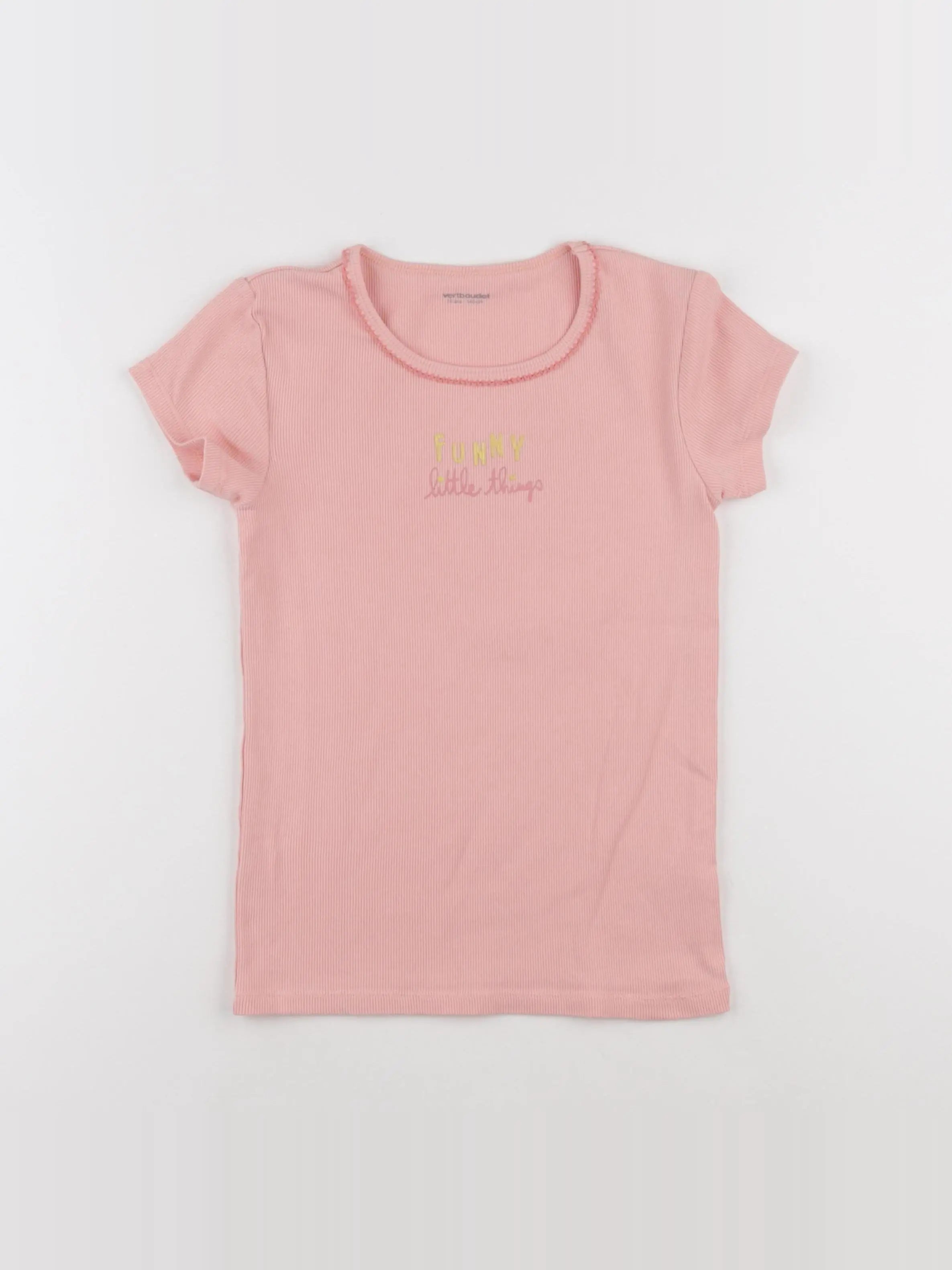Vertbaudet - maillot de corps rose - 10 ans