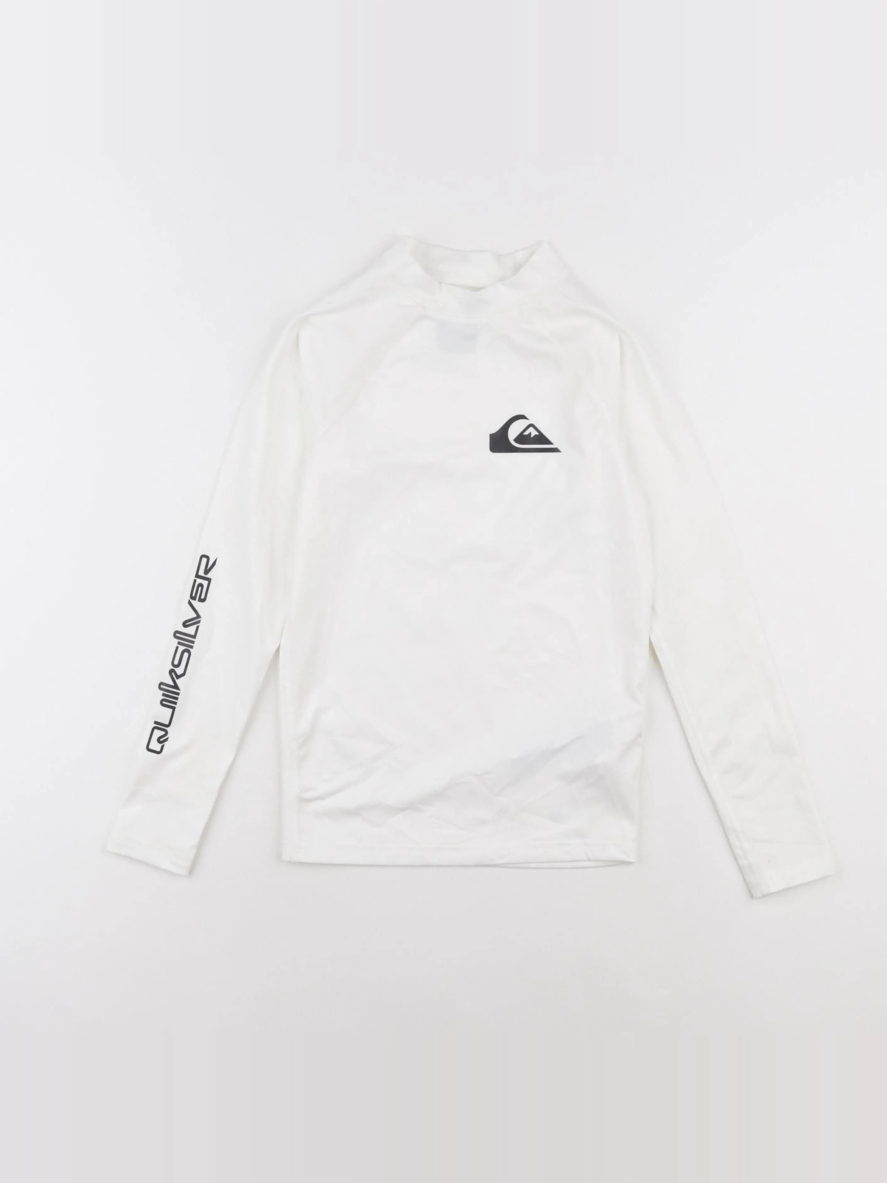 Quiksilver - tee-shirt de bain blanc - 8 ans