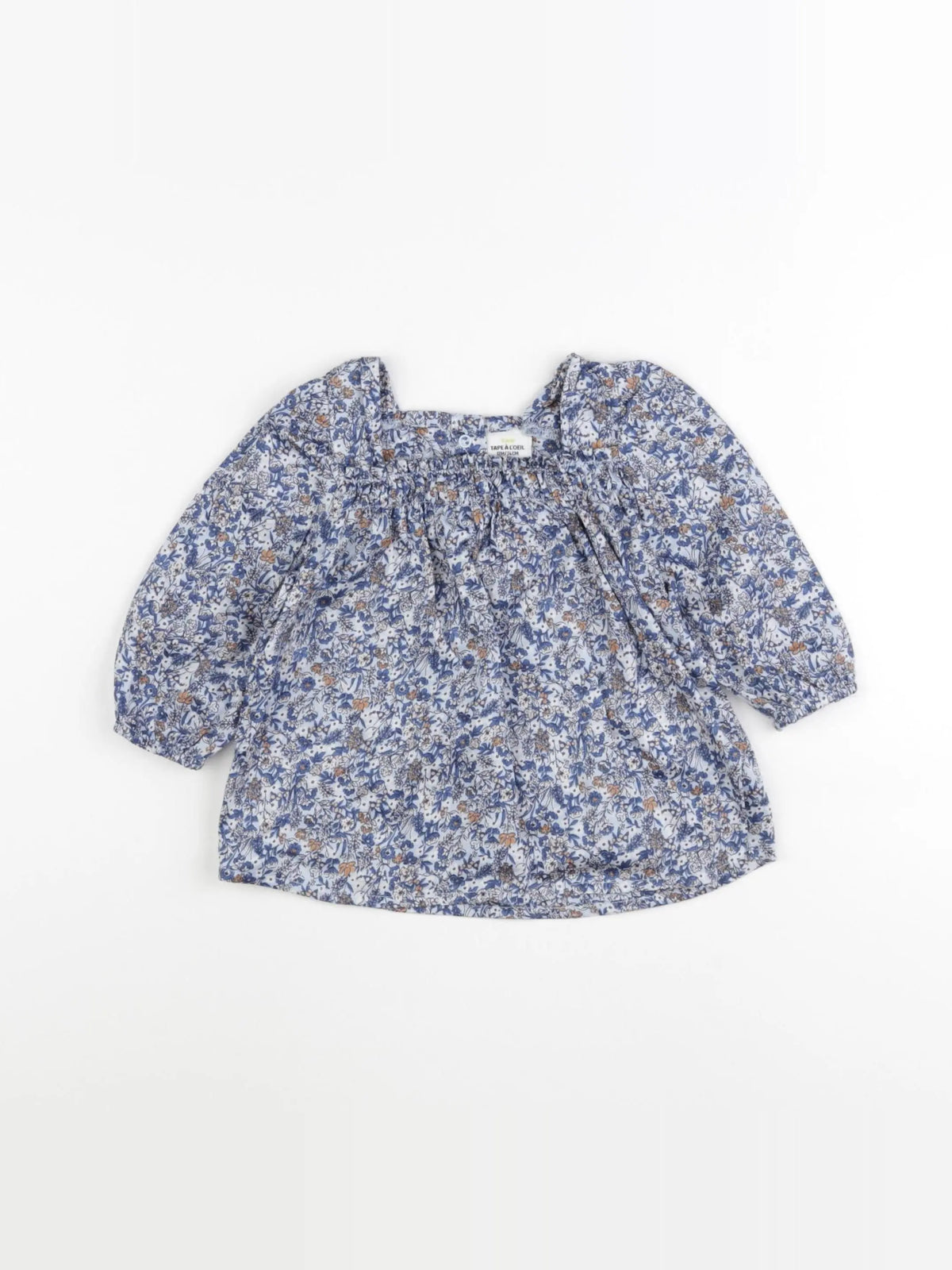 Tape à l'oeil - blouse bleu - 12 mois