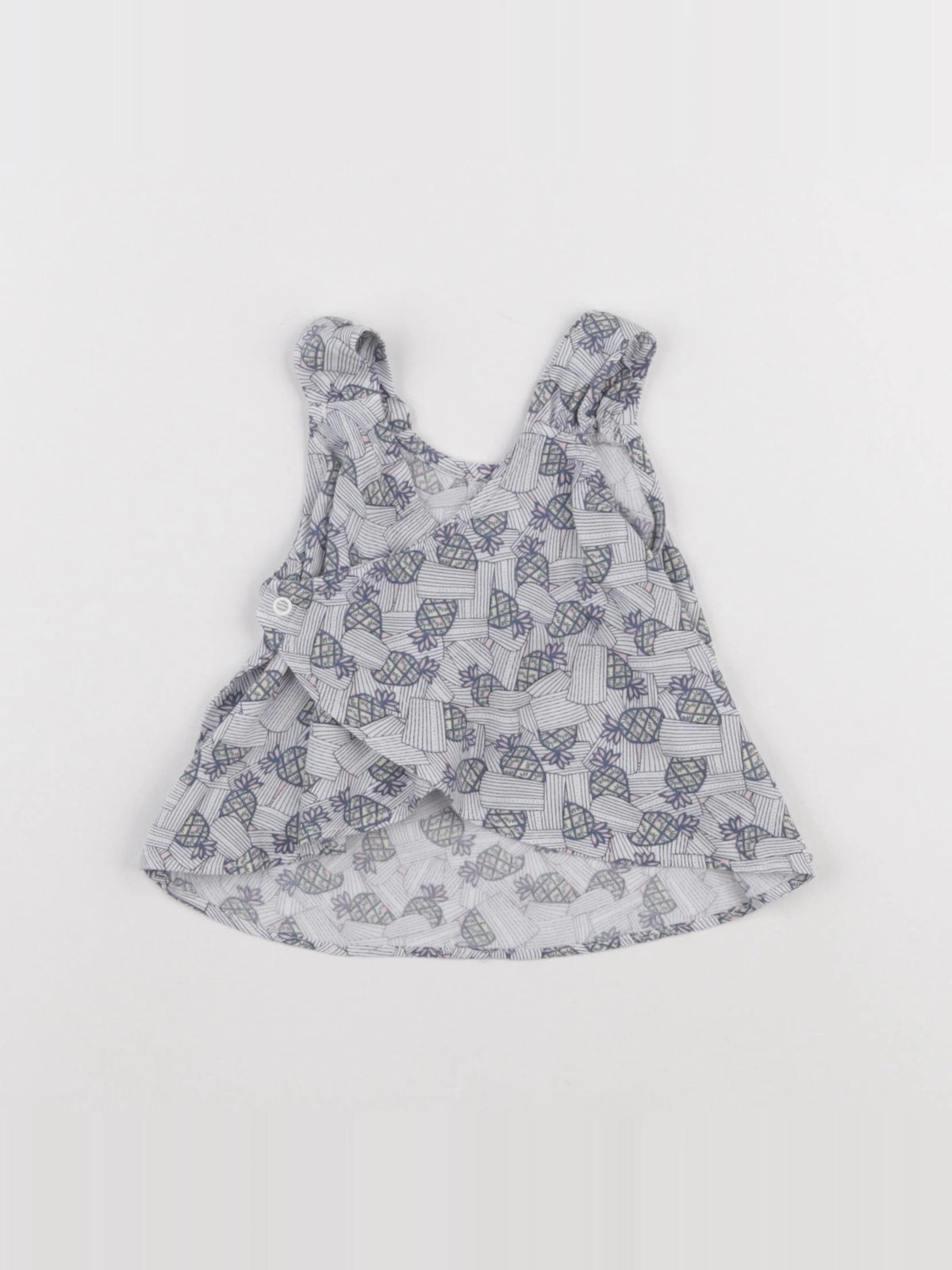 IKKS - blouse bleu - 6 mois