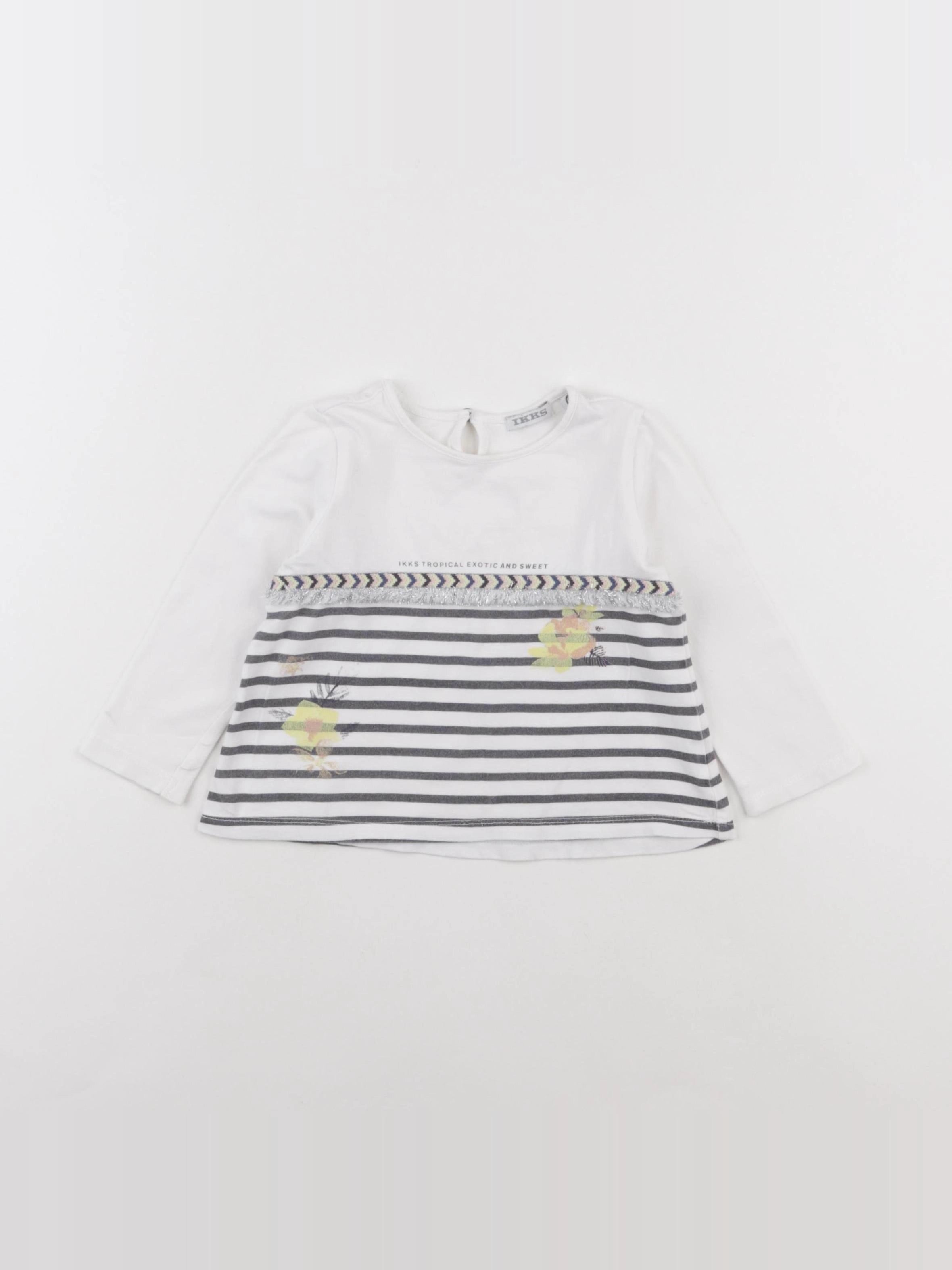 IKKS - tee-shirt blanc - 18 mois