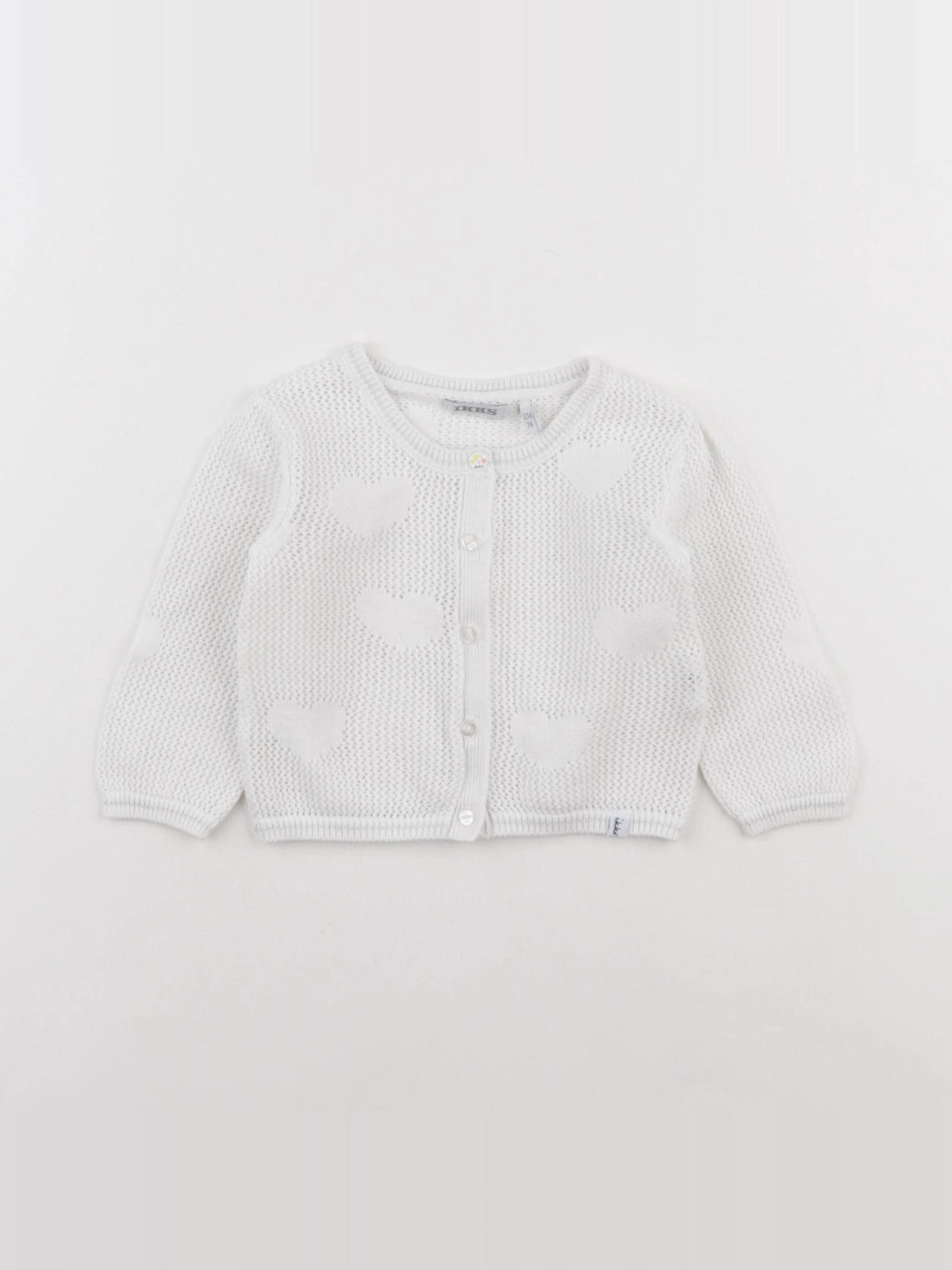 IKKS - gilet blanc - 12 mois