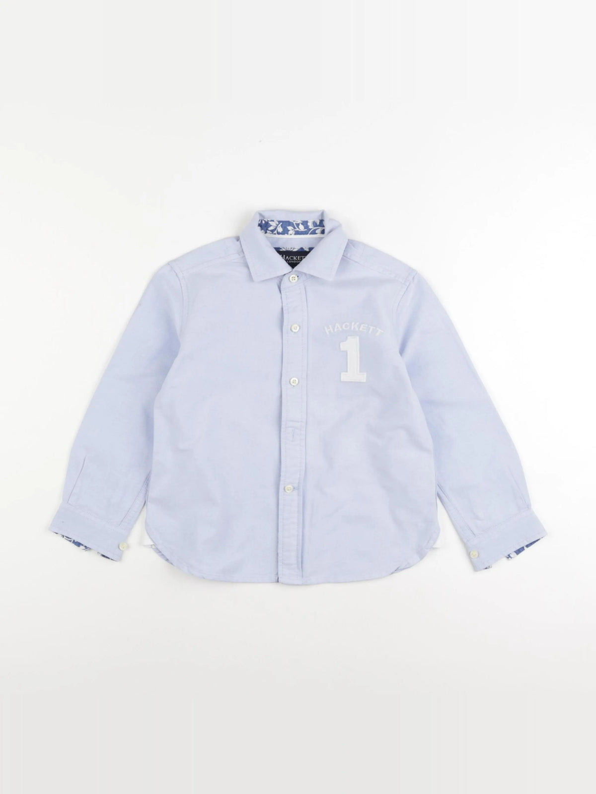 Hackett London - chemise bleu - 3/4 ans