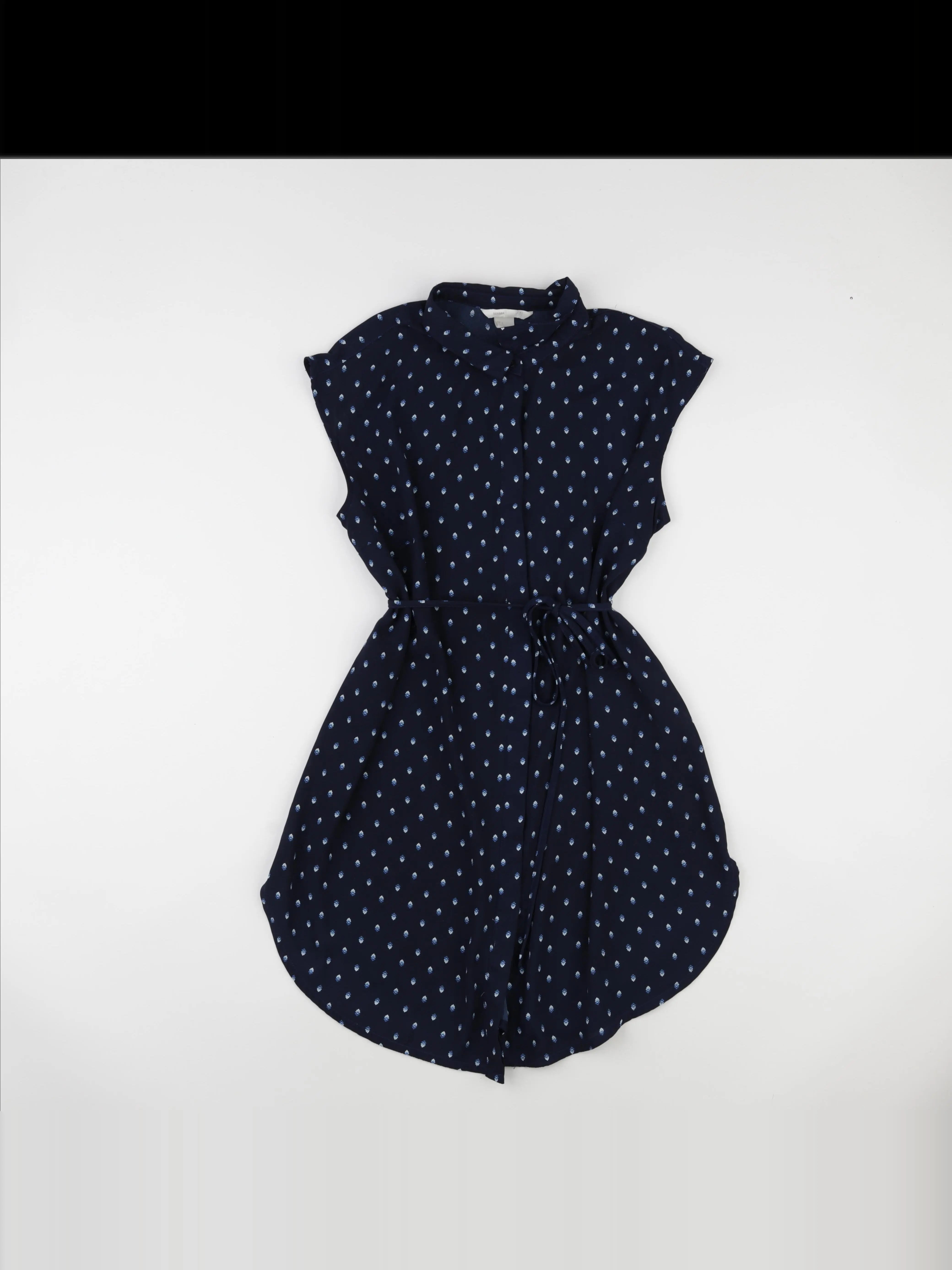 H&M - robe grossesse bleu - s