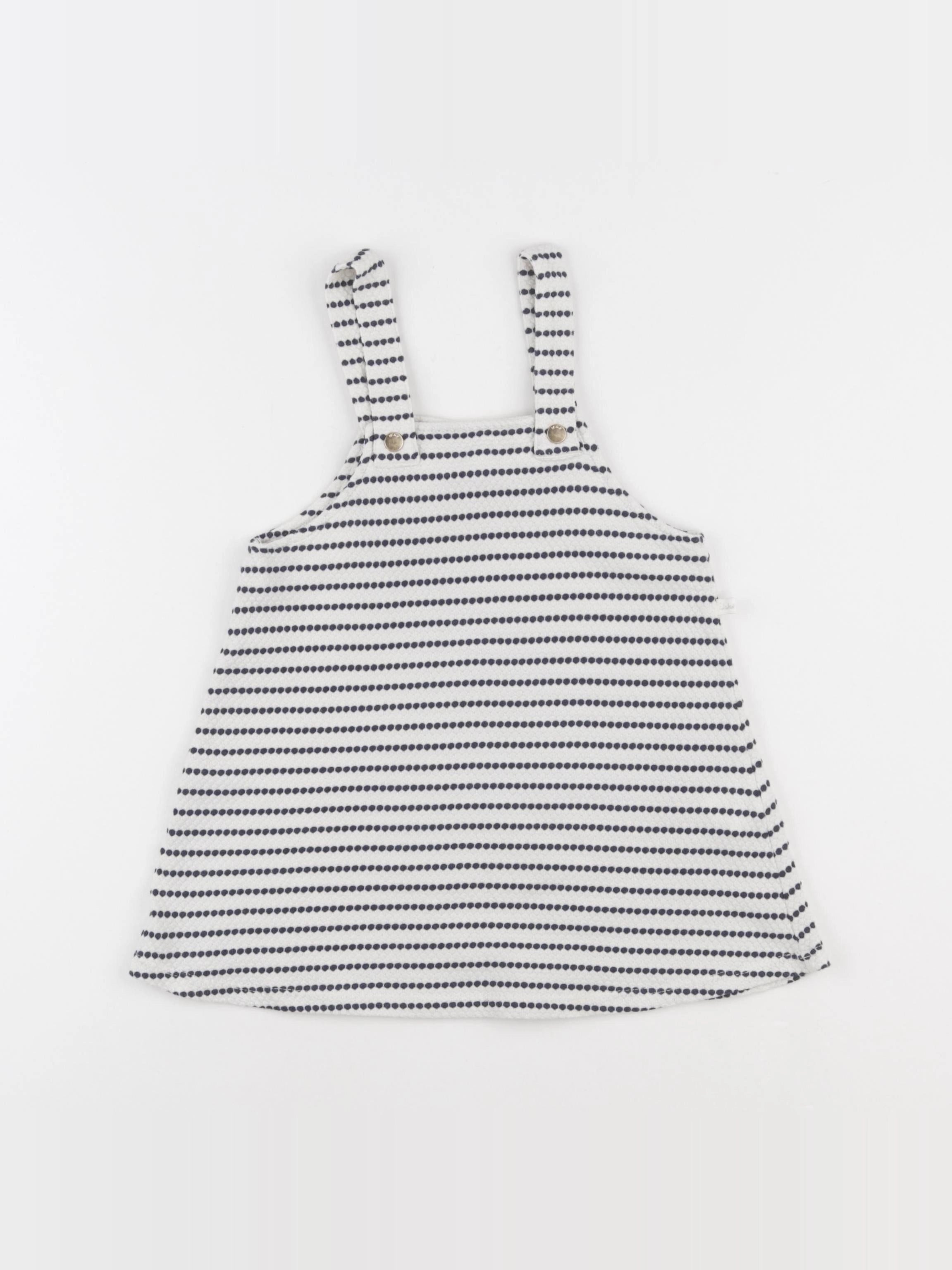 IKKS - robe blanc, bleu - 18 mois