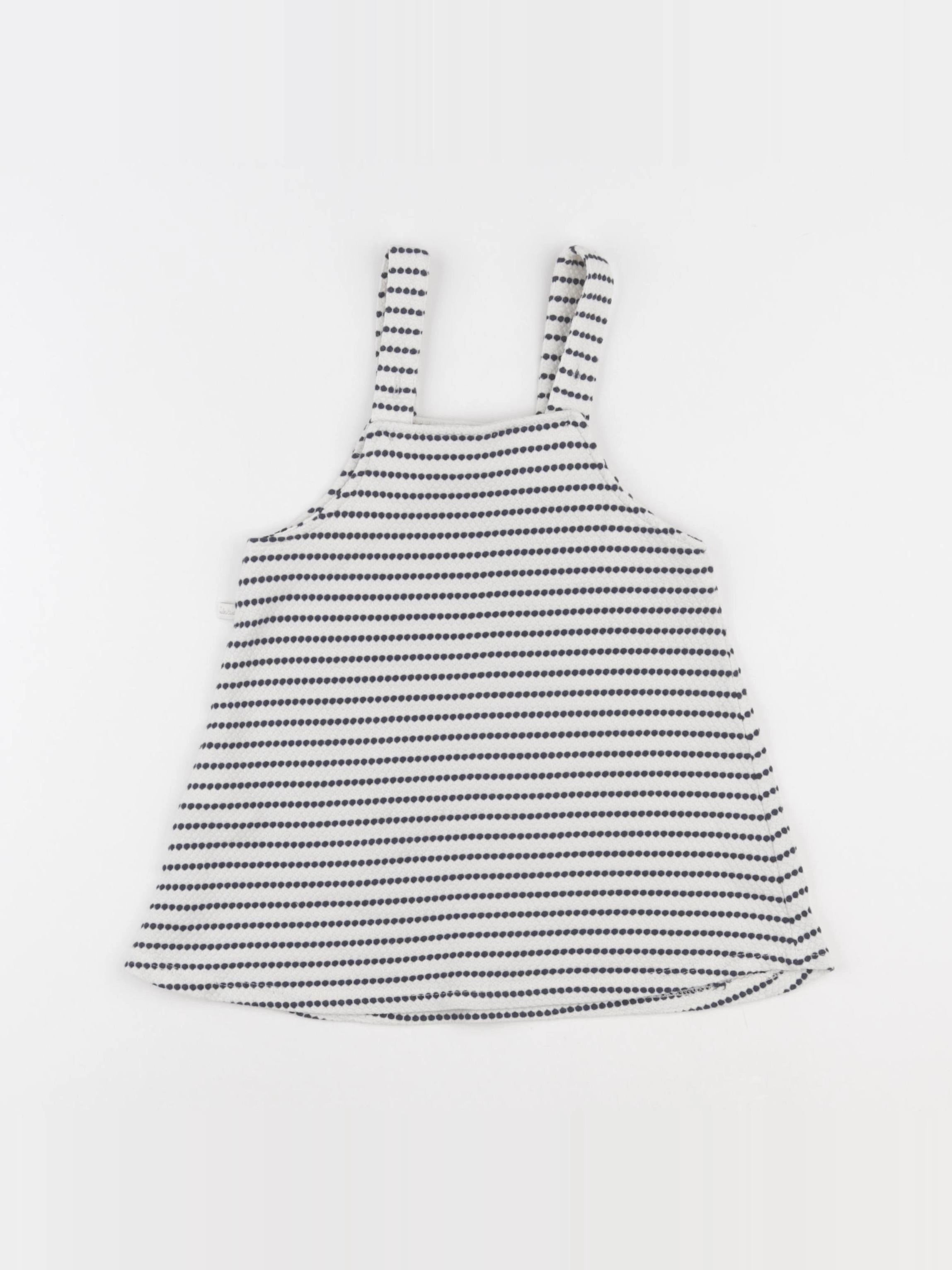 IKKS - robe blanc, bleu - 18 mois