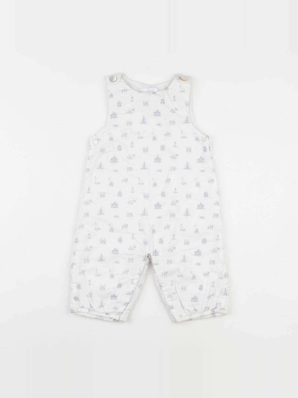 Jacadi - combinaison blanc - 6 mois