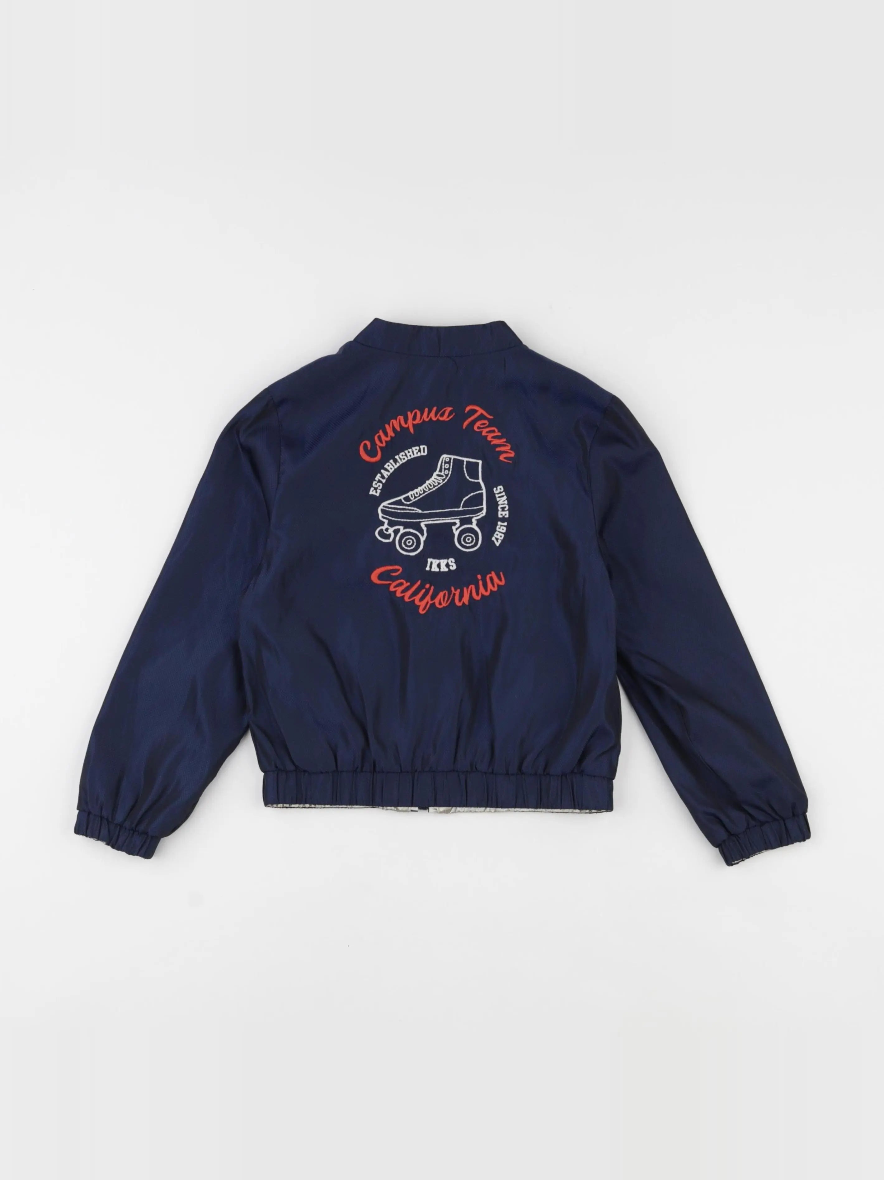 IKKS - imperméable réversible bleu, or - 12 ans