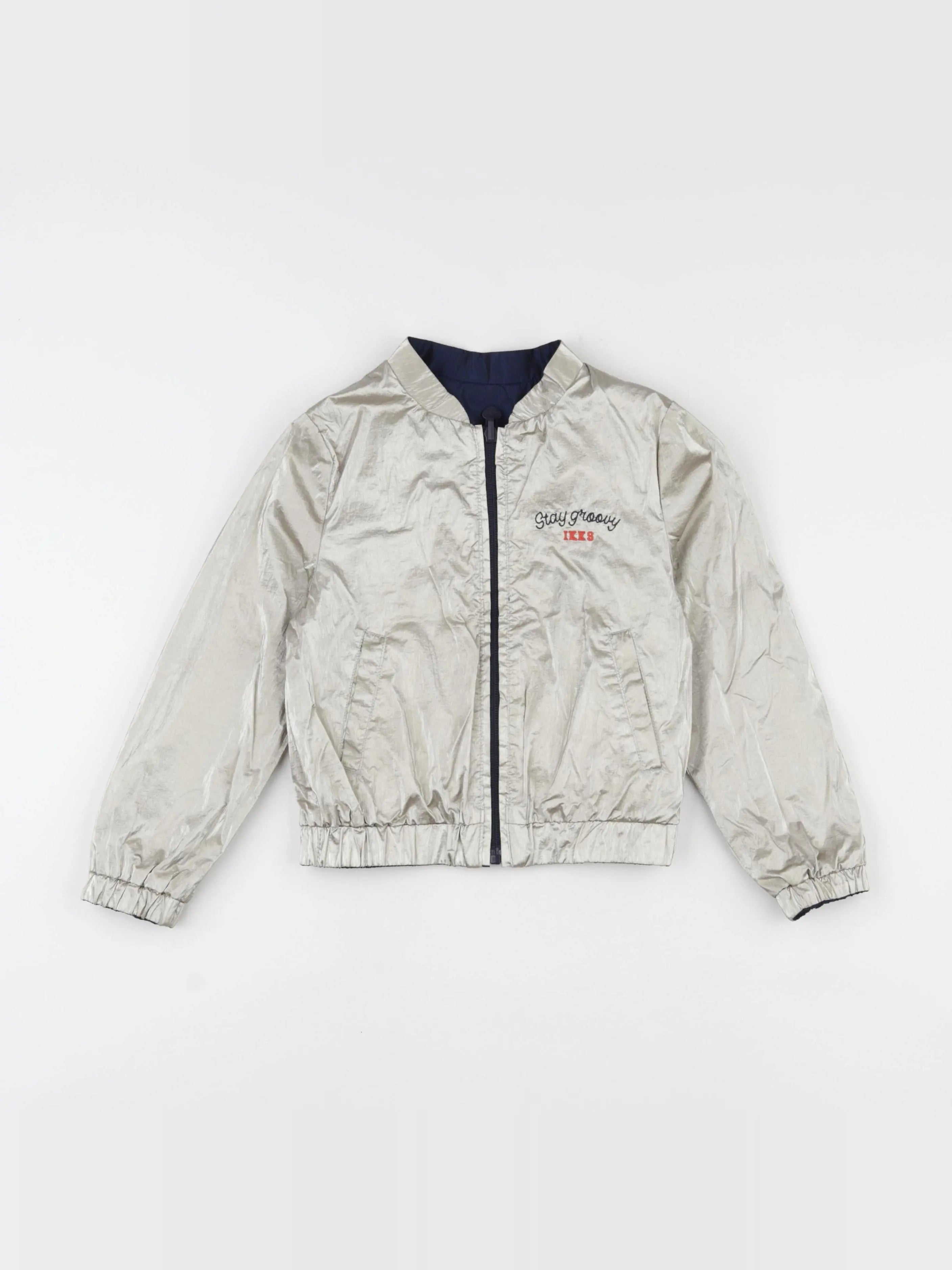 IKKS - imperméable réversible bleu, or - 12 ans