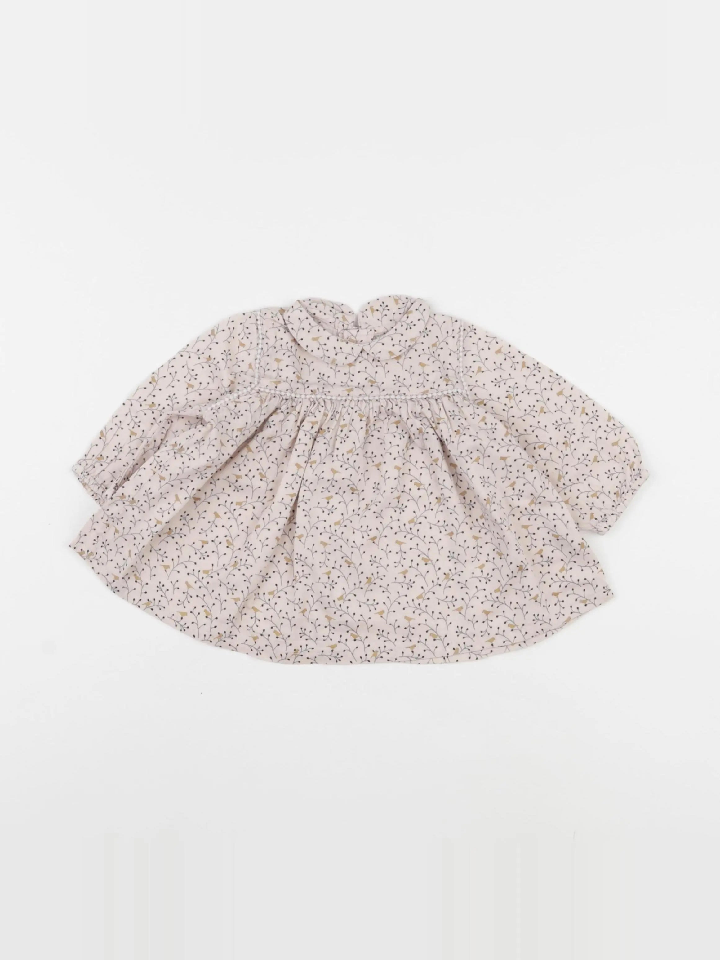 Boutchou - blouse beige - 6 mois