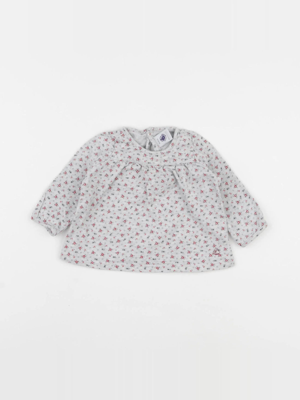 Petit Bateau - body rose - 6 mois