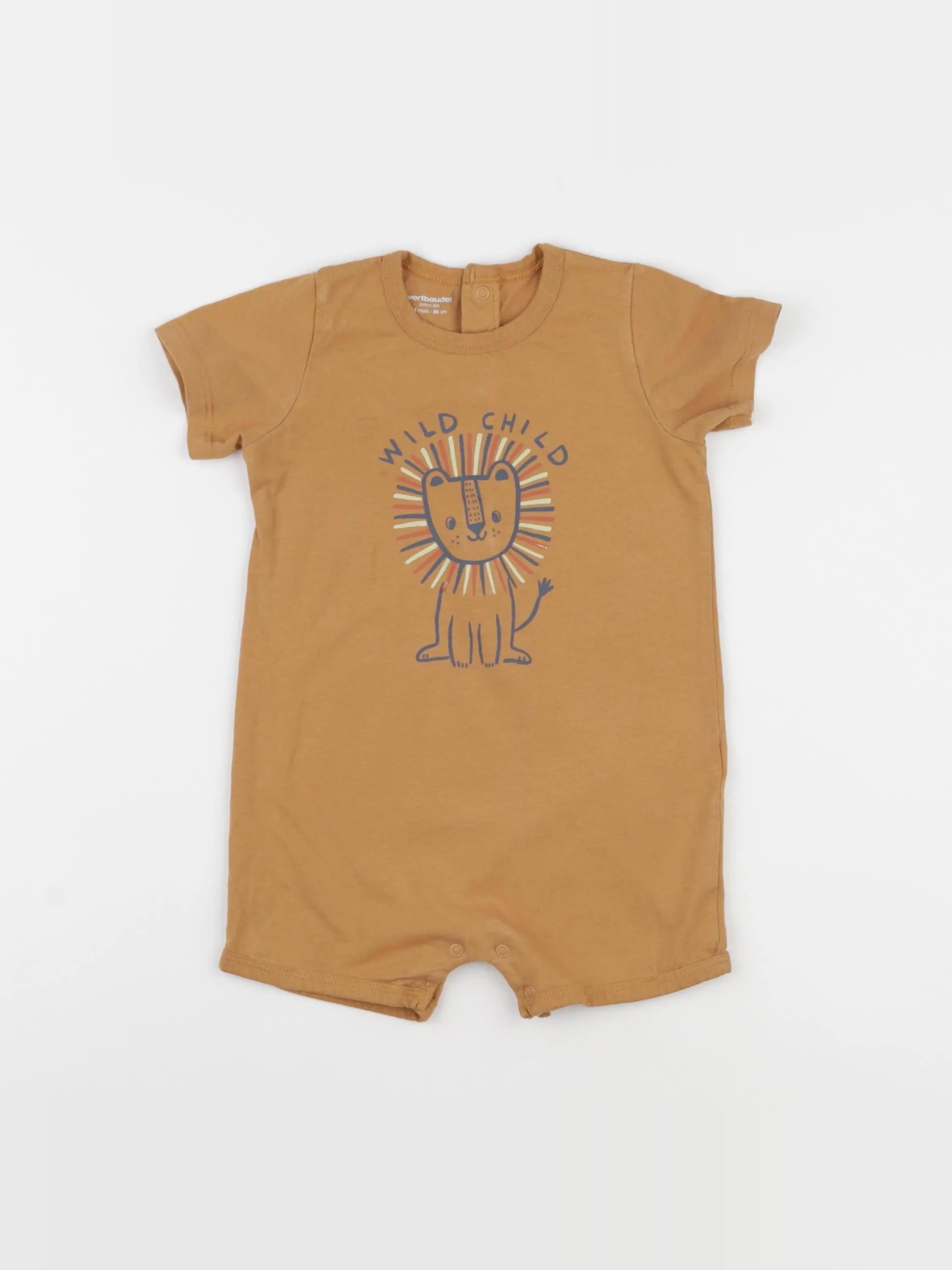 Vertbaudet - pyjama coton multicolore - 24 mois