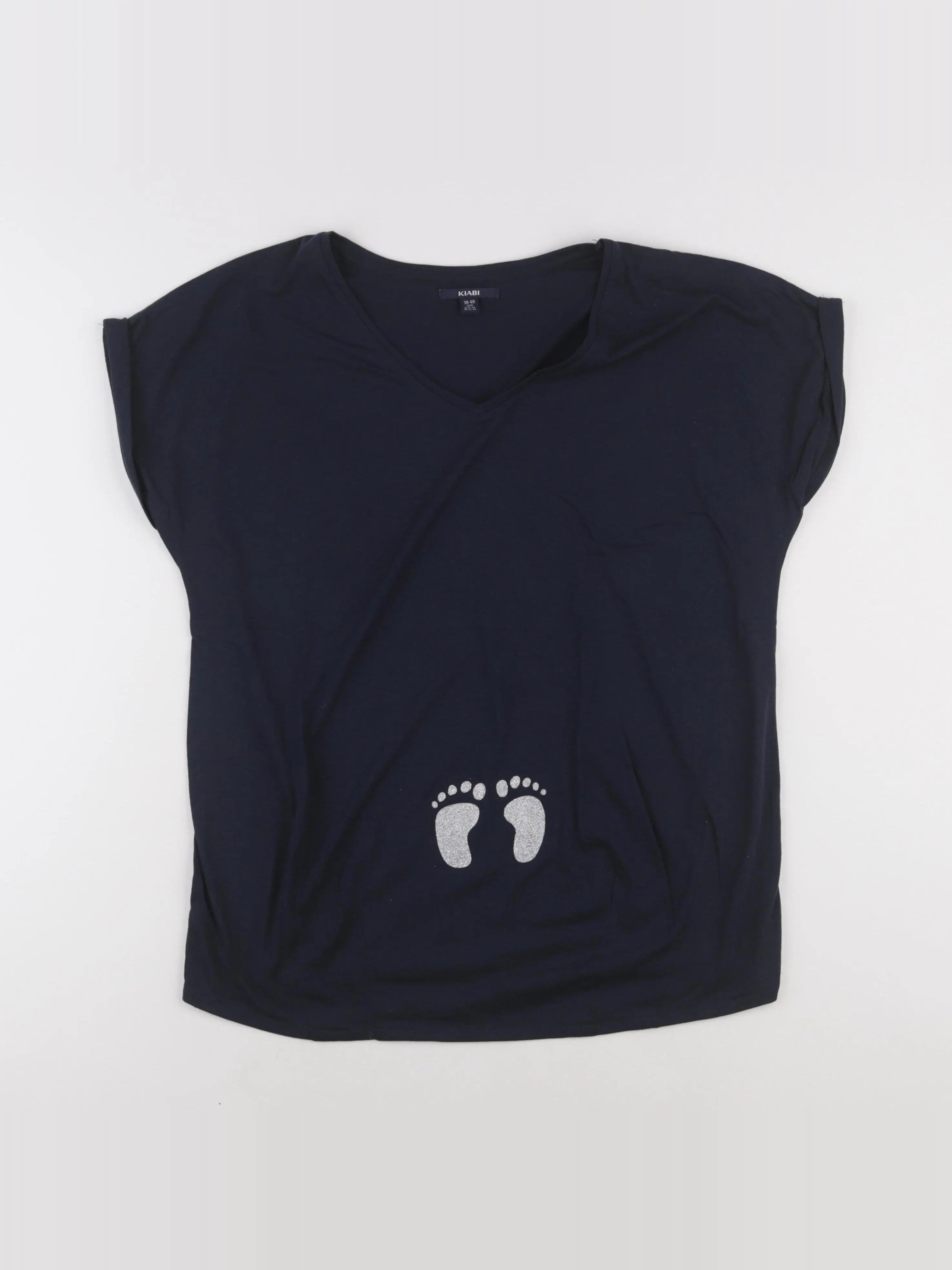 H&M - short grossesse noir - 38