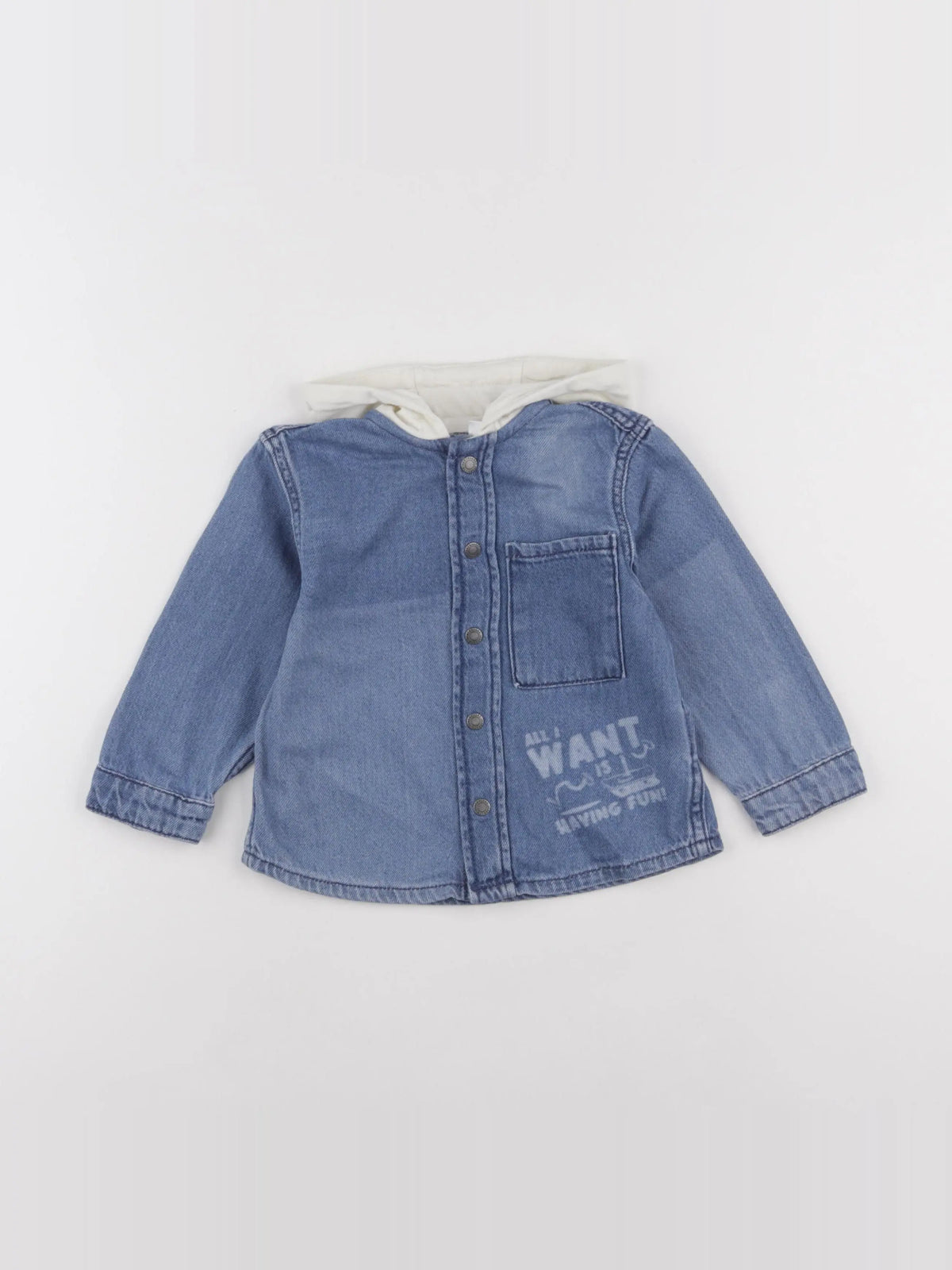 Vertbaudet - chemise bleu - 3 ans