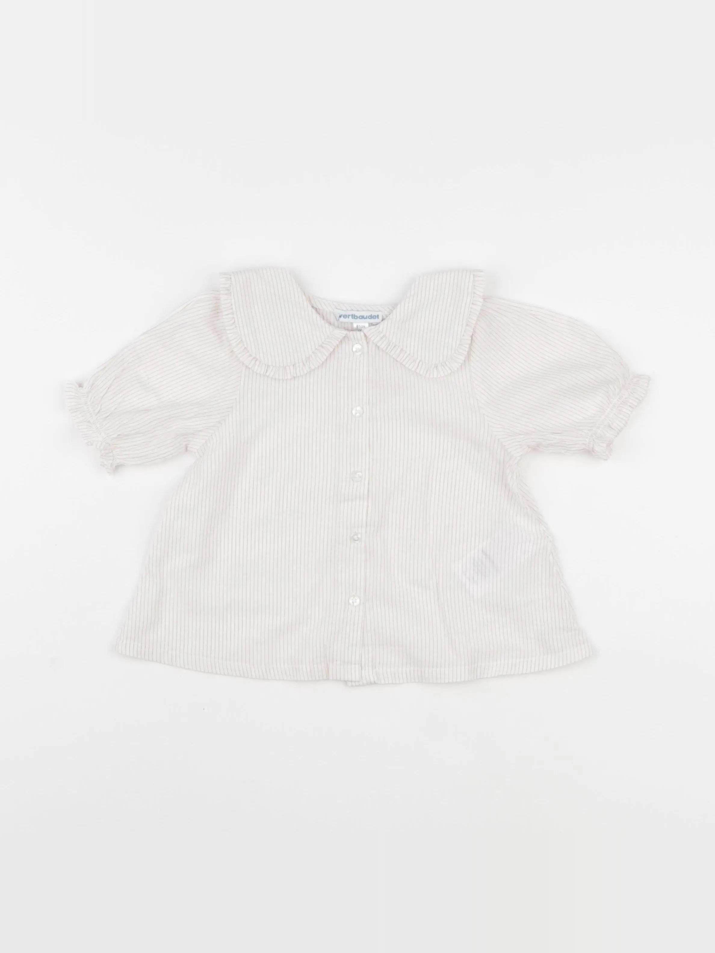 Vertbaudet - blouse blanc - 18 mois