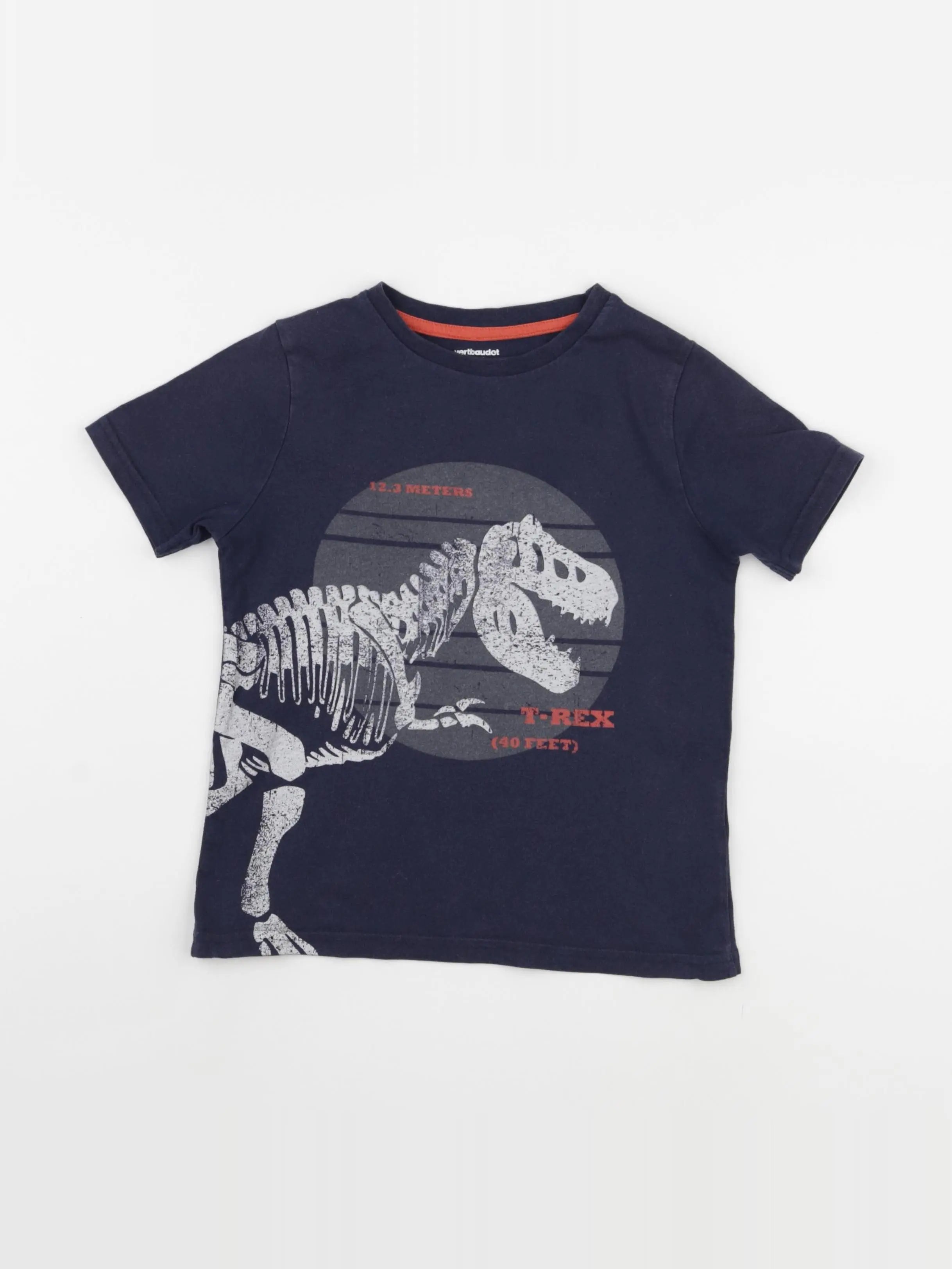 Vertbaudet - tee-shirt bleu - 6 ans