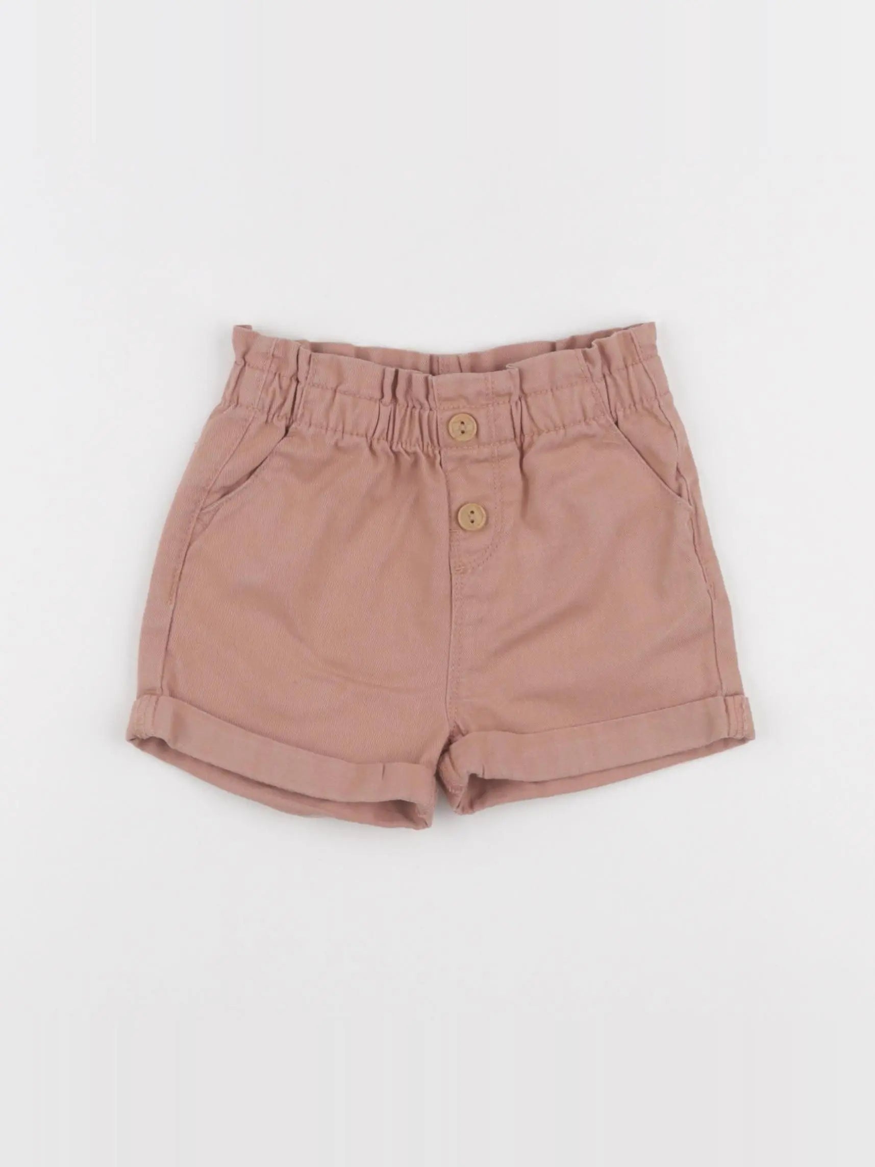 Vertbaudet - short rose - 24 mois