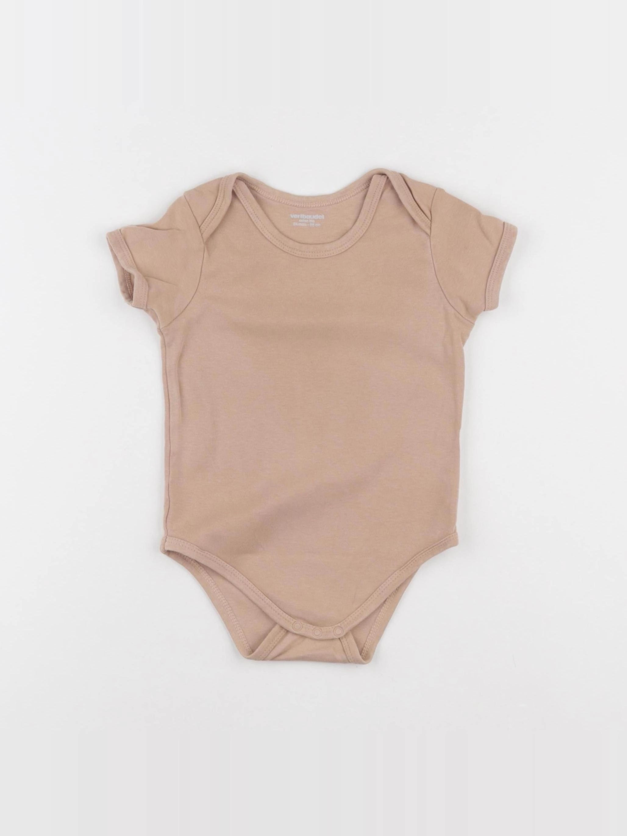 Vertbaudet - body marron - 24 mois