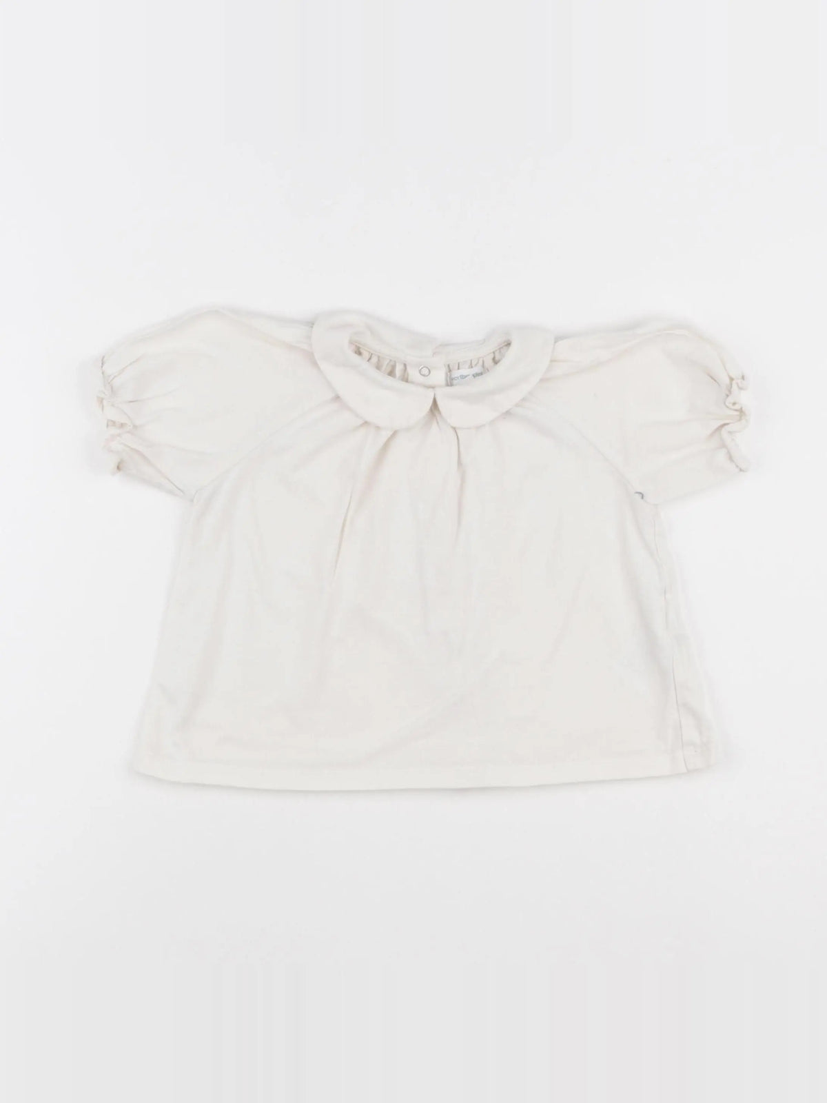 Vertbaudet - tee-shirt beige - 24 mois
