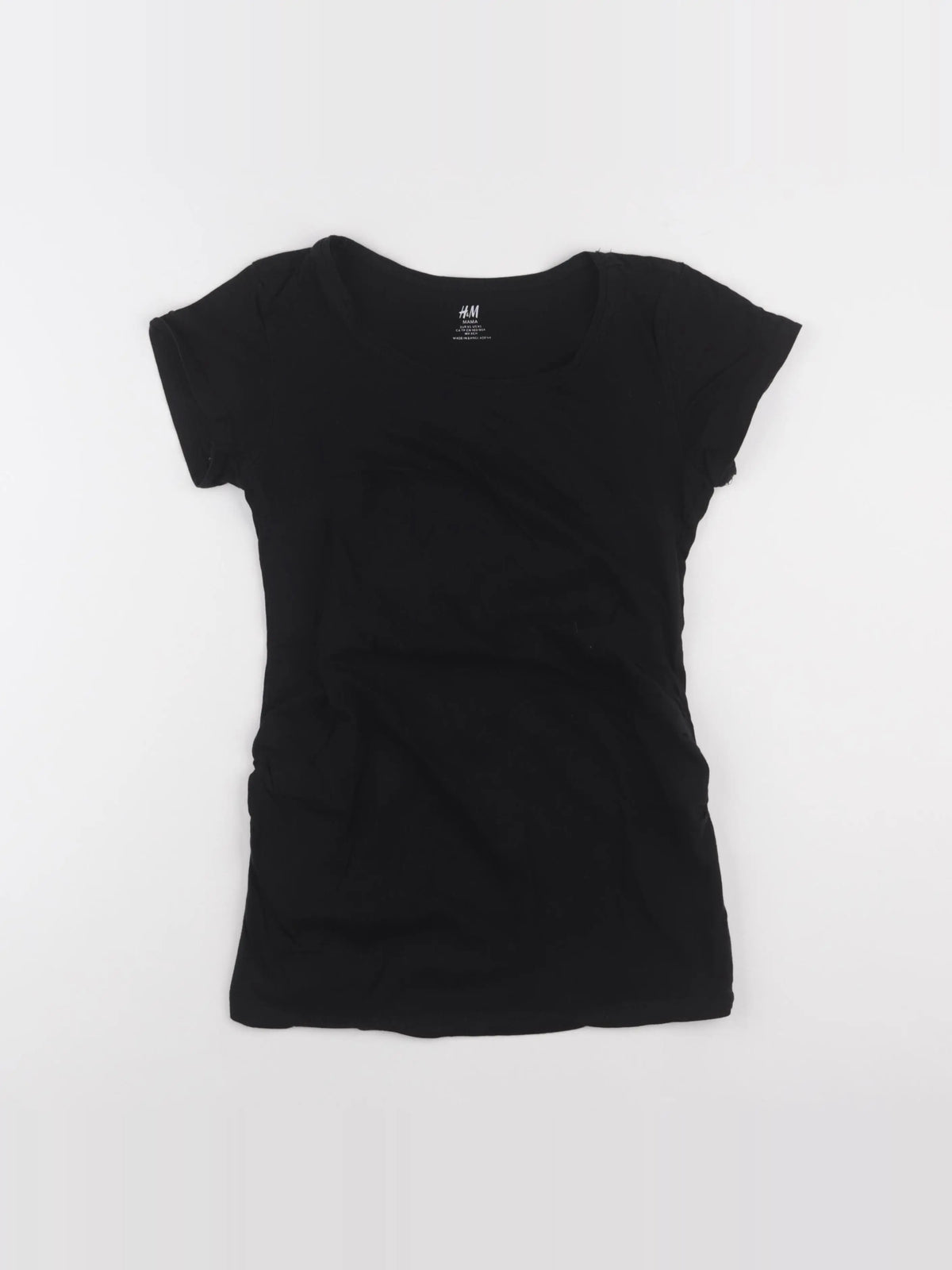 H&M - tee-shirt grossesse noir - 34
