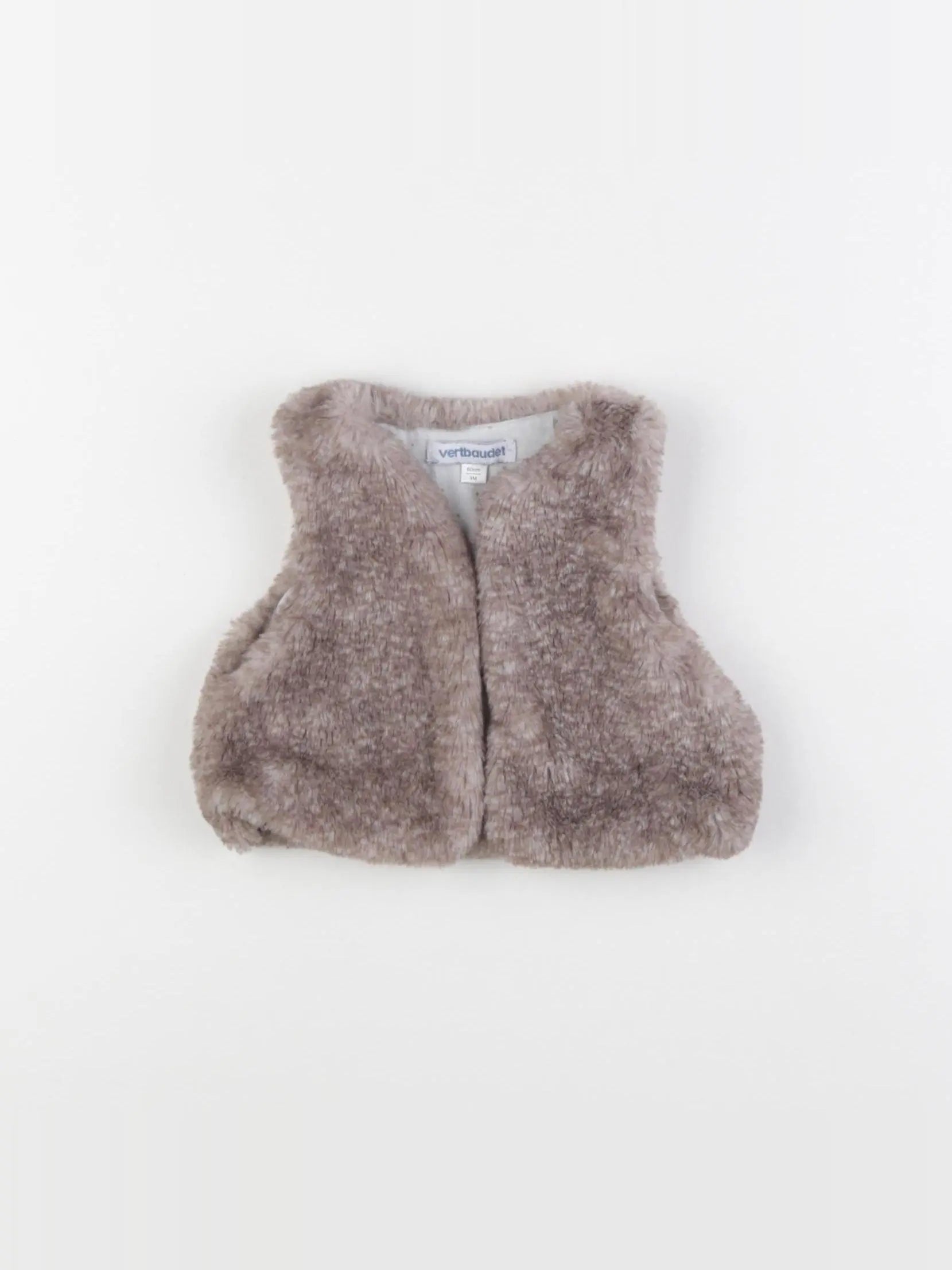 Vertbaudet - gilet gris - 3 mois
