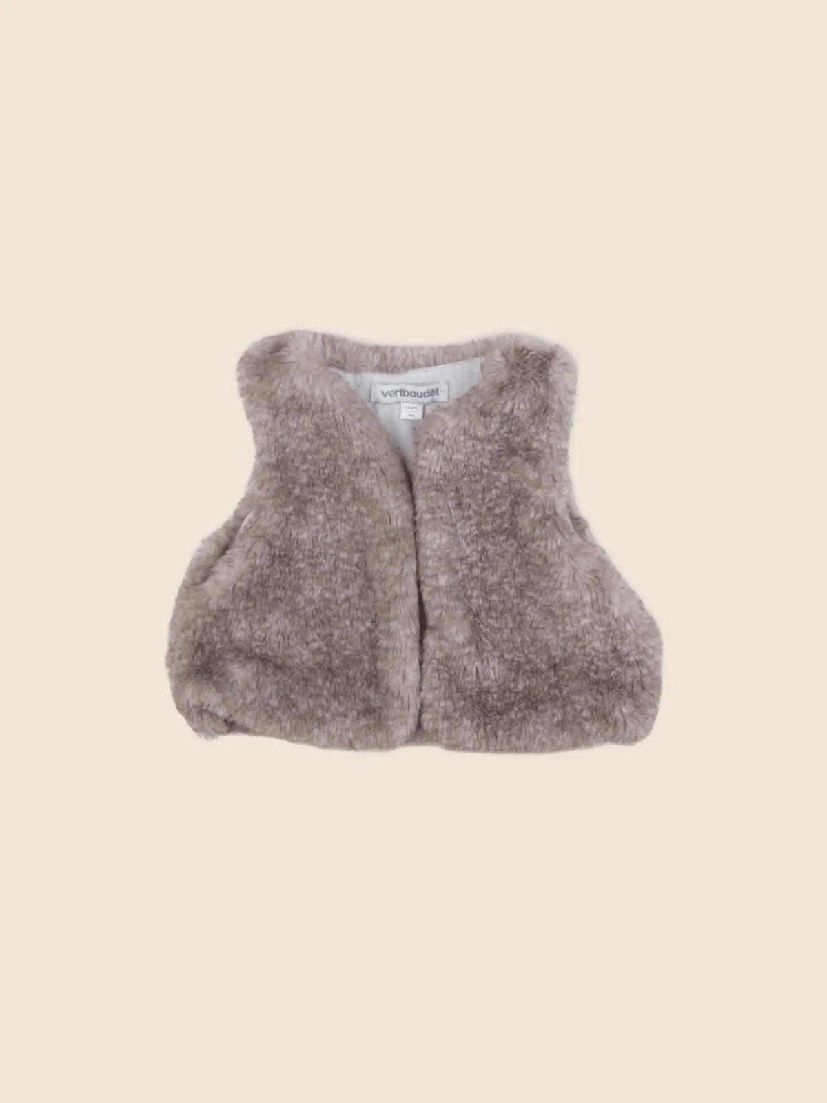 Vertbaudet - gilet gris - 3 mois