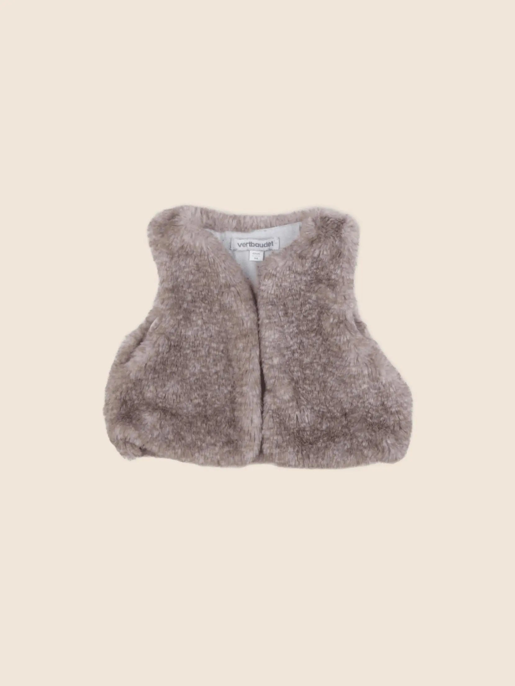 Vertbaudet - gilet gris - 3 mois