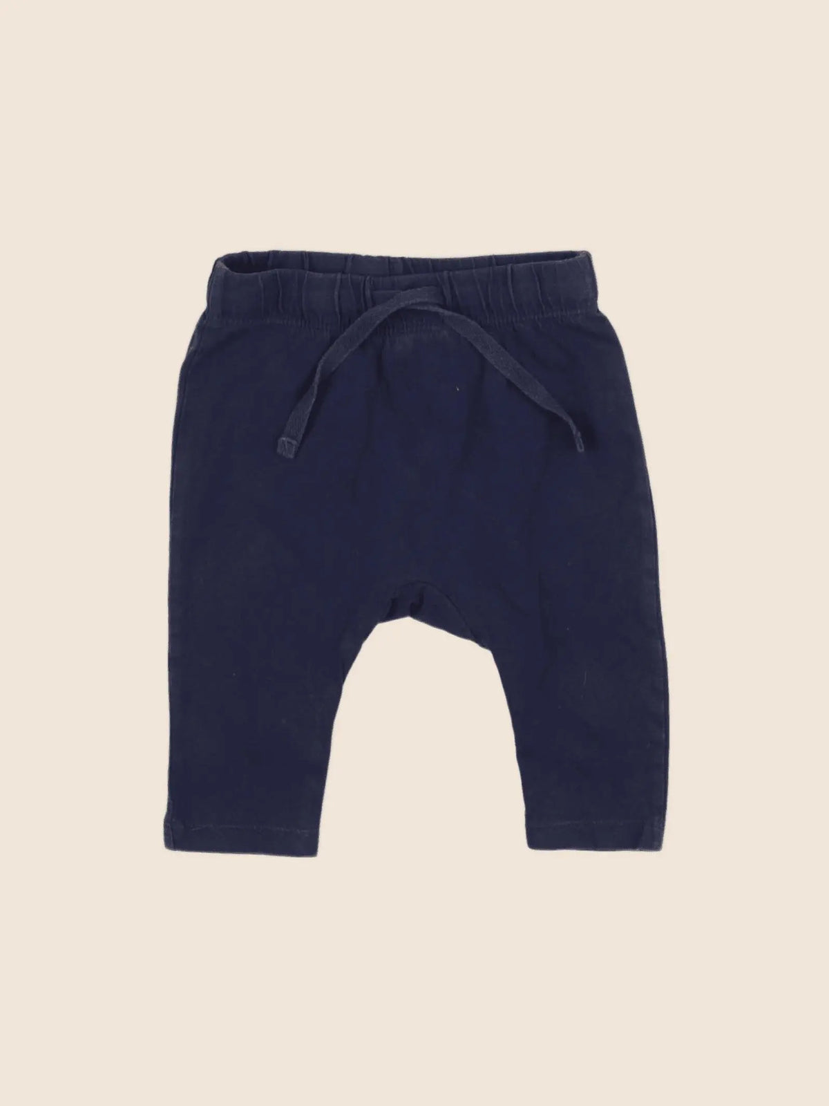 H&M - pantalon bleu - 3/6 mois