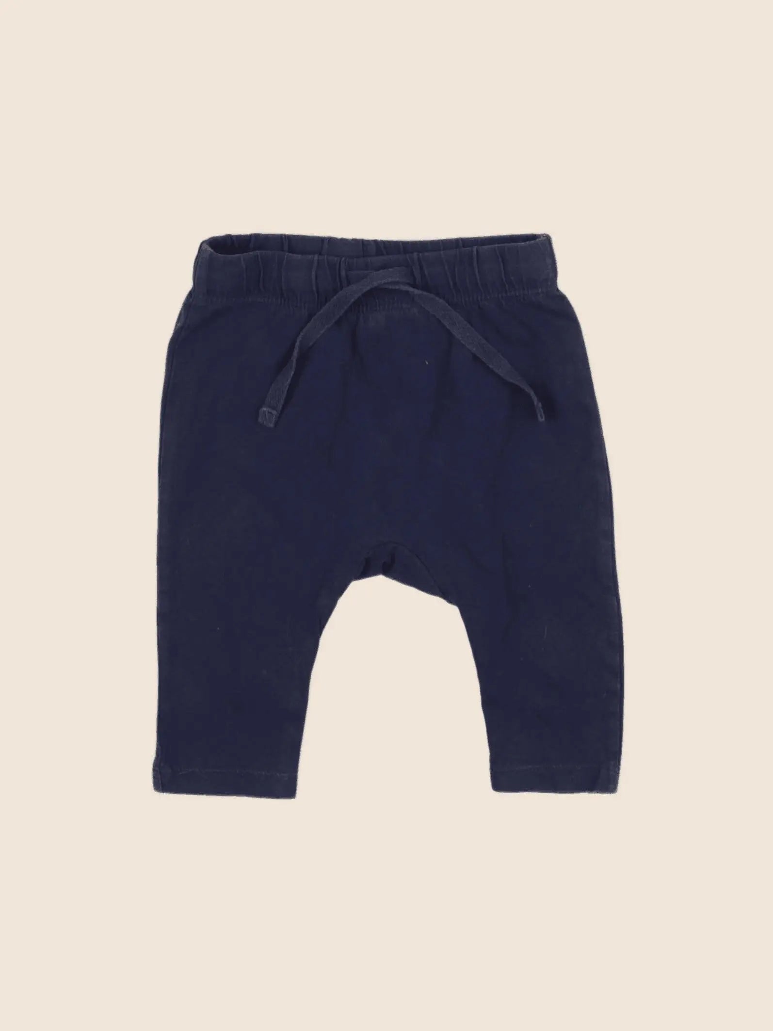 H&M - pantalon bleu - 3/6 mois